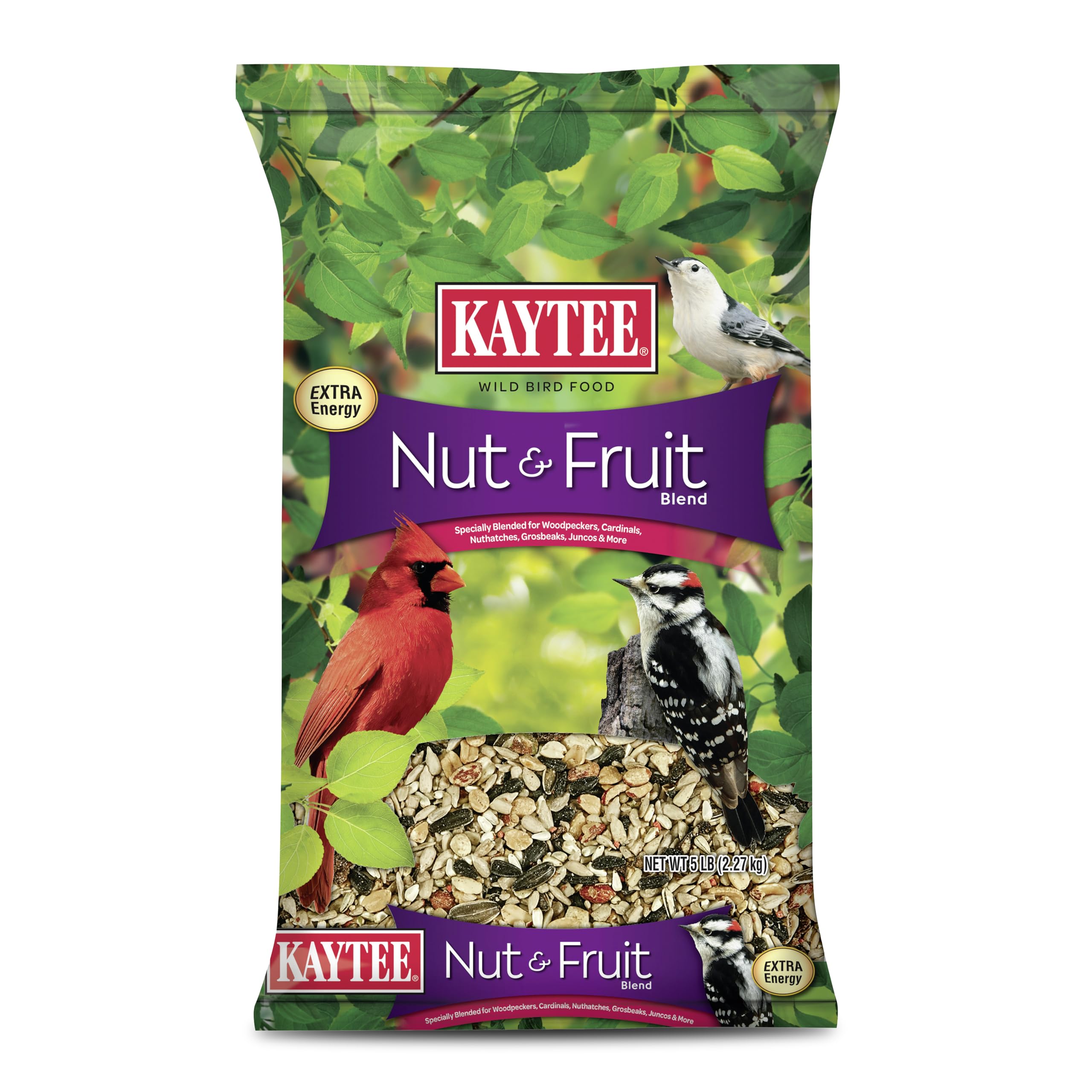 Kaytee Nut & Fruit Wild Bird Seed, 5 lb