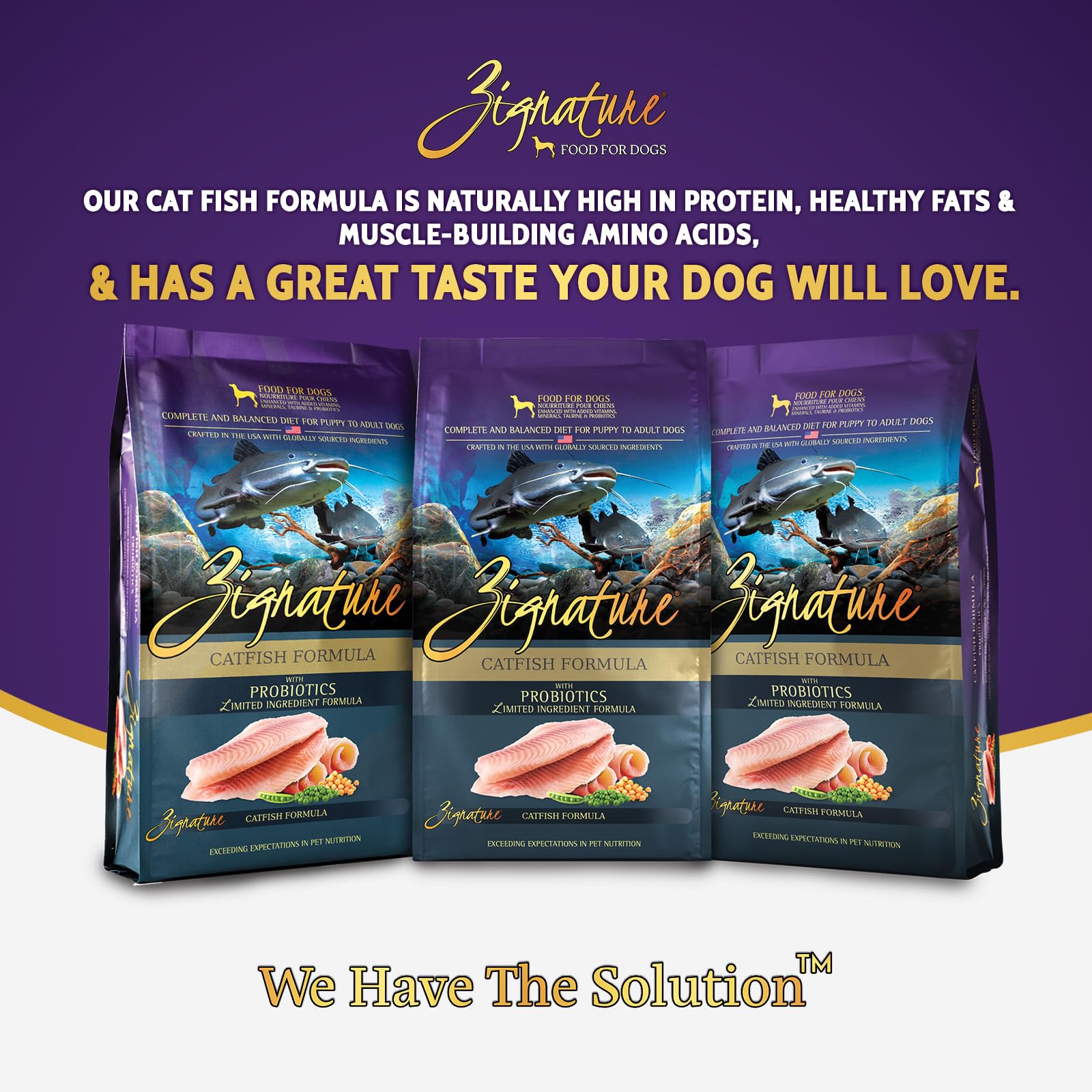 Zignature Catfish Limited Ingredient Formula Dry Food 25lb