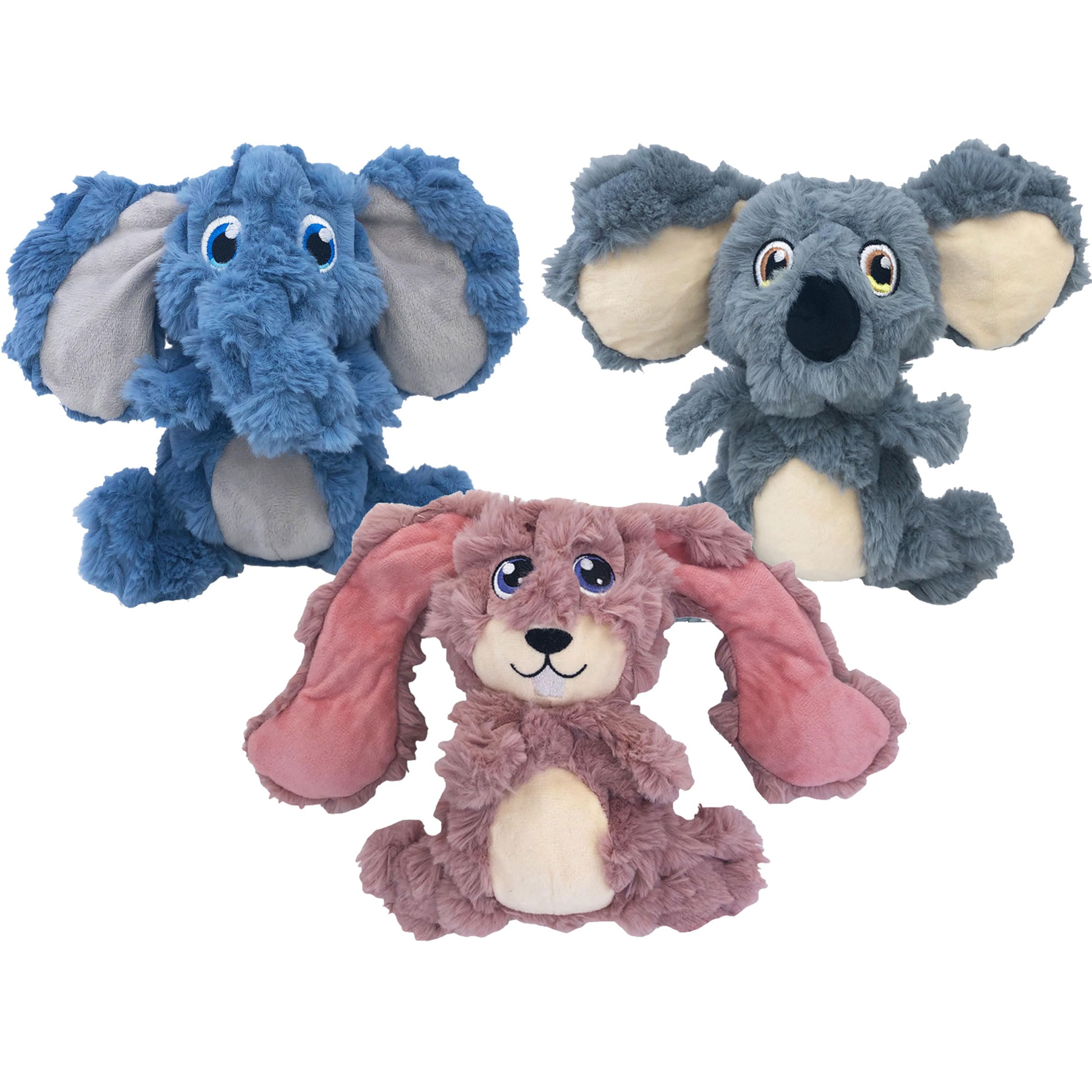 Kong Scrumplez Dog Toy - Soft Plush Squeaker Toy For Interactive Play, Stuffed With Extra-Squeaky Fun, Durable And Engaging For 