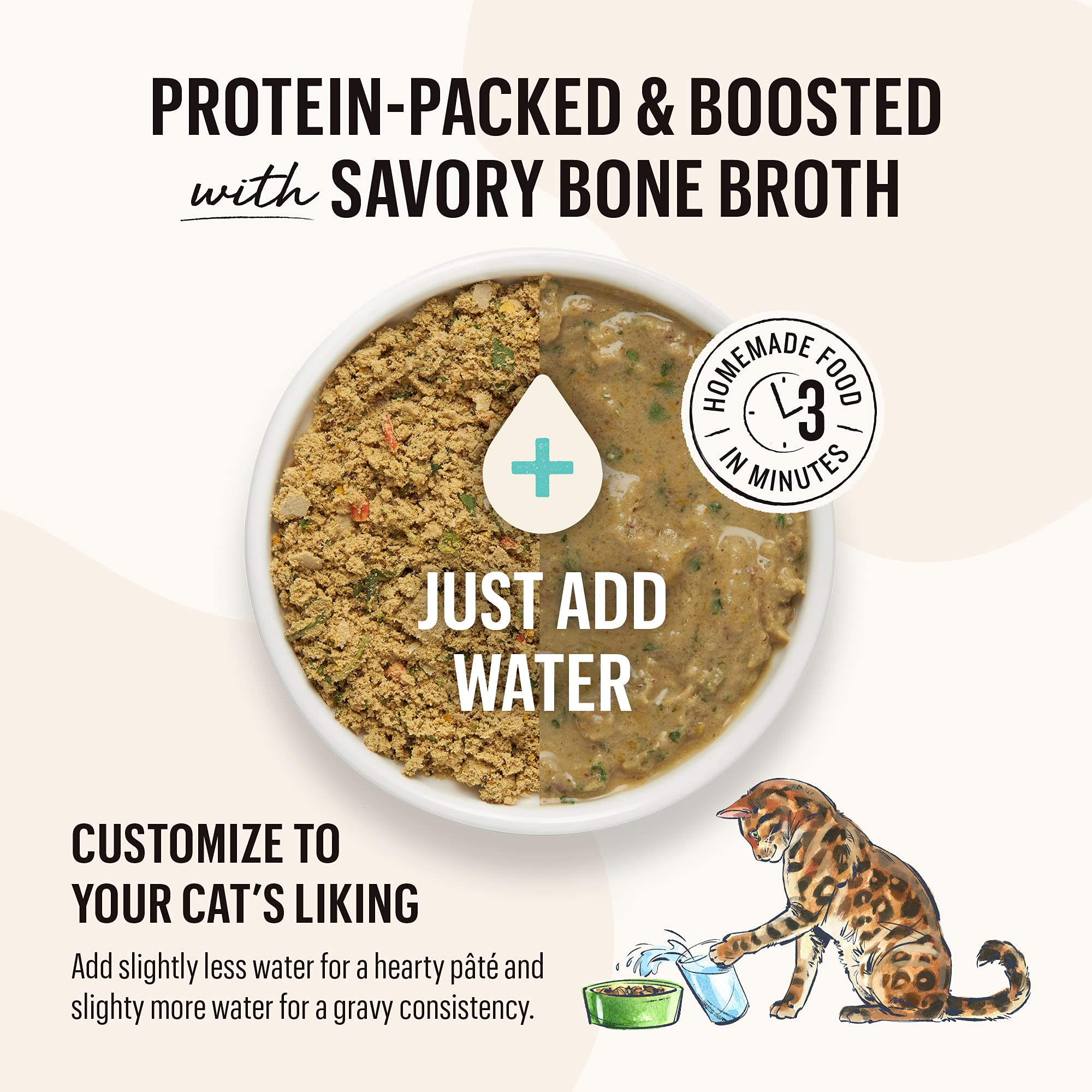 The Honest Kitchen Dehydrated Grain Free Chicken Cat Food, 2 lb Box