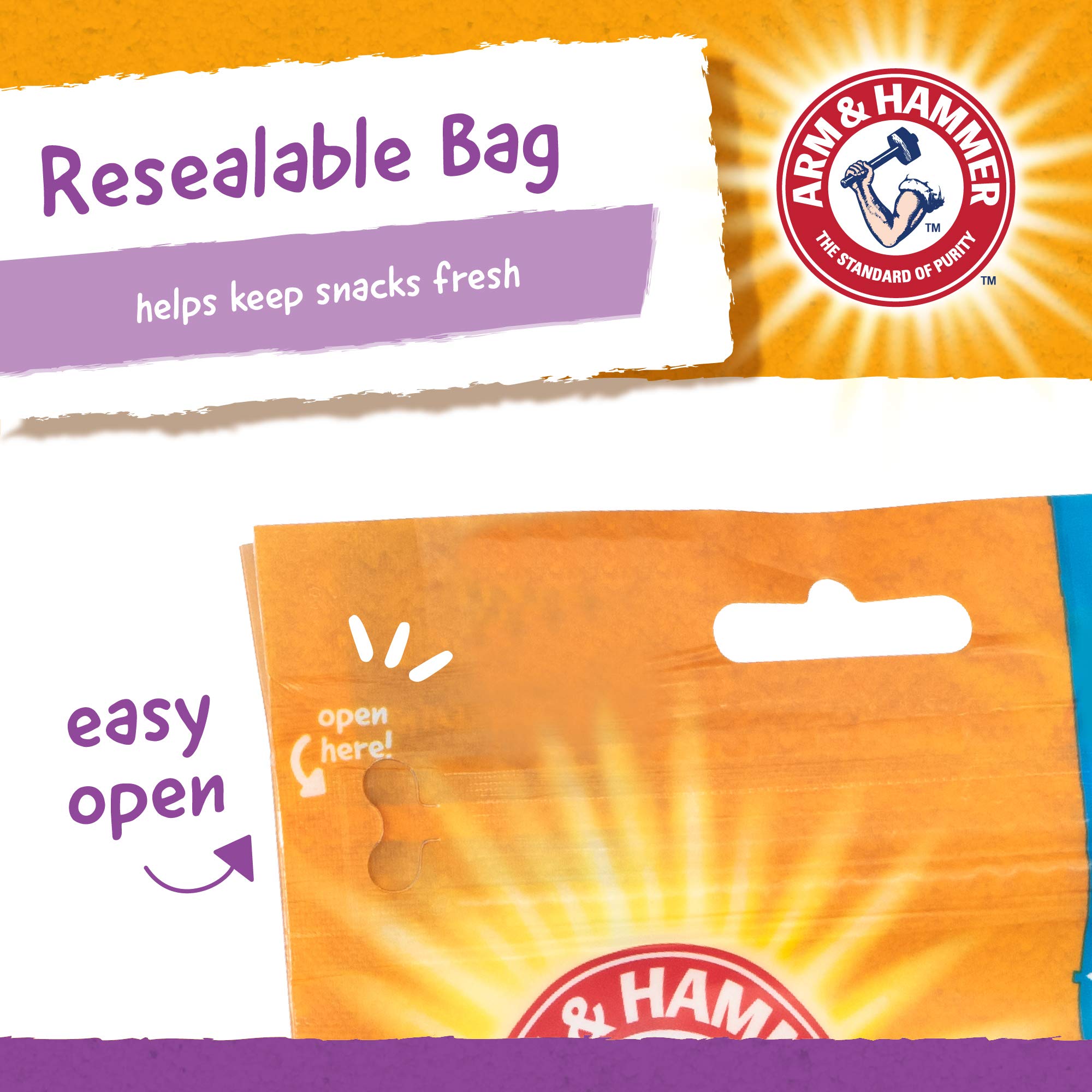 Arm & Hammer for Pets Nubbies Dental Treats for Dogs with Baking Soda & Calcium, Treat Chews Help Fight Bad Breath, Plaque & Tar