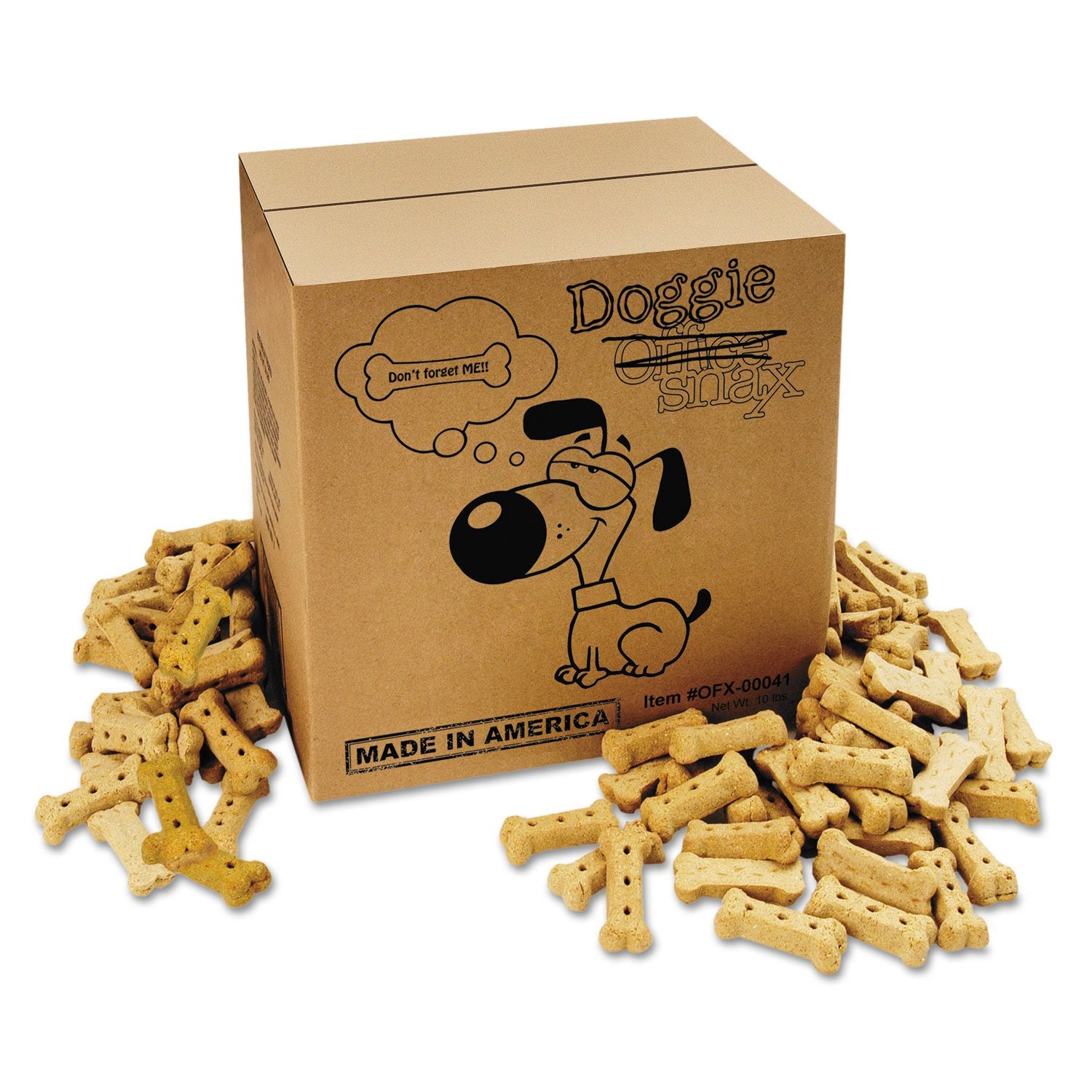 Office Snax Doggie Snax Biscuits - 1 / Box