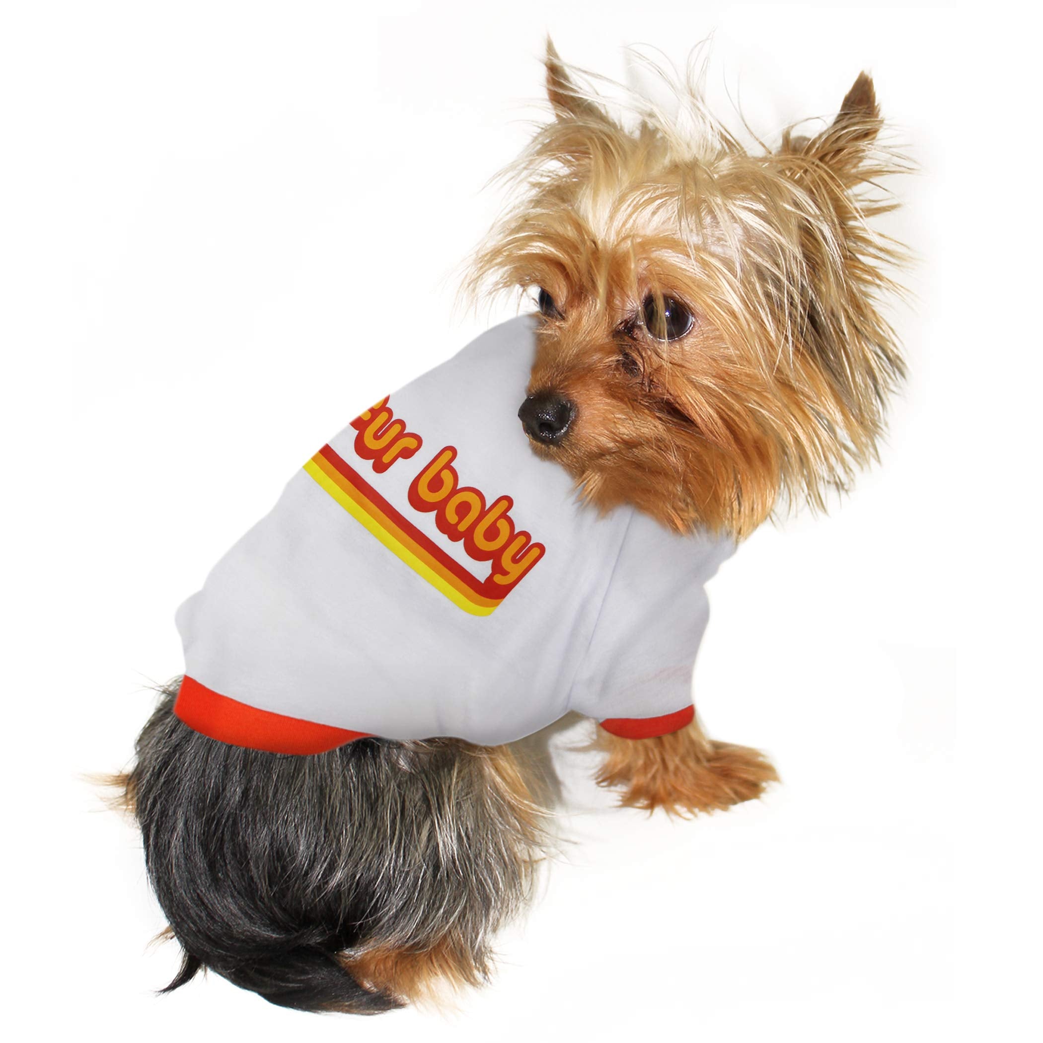 Laur Diy Pet Tee Shirt - Fur Baby - Laurdiy Dog Shirt, Large