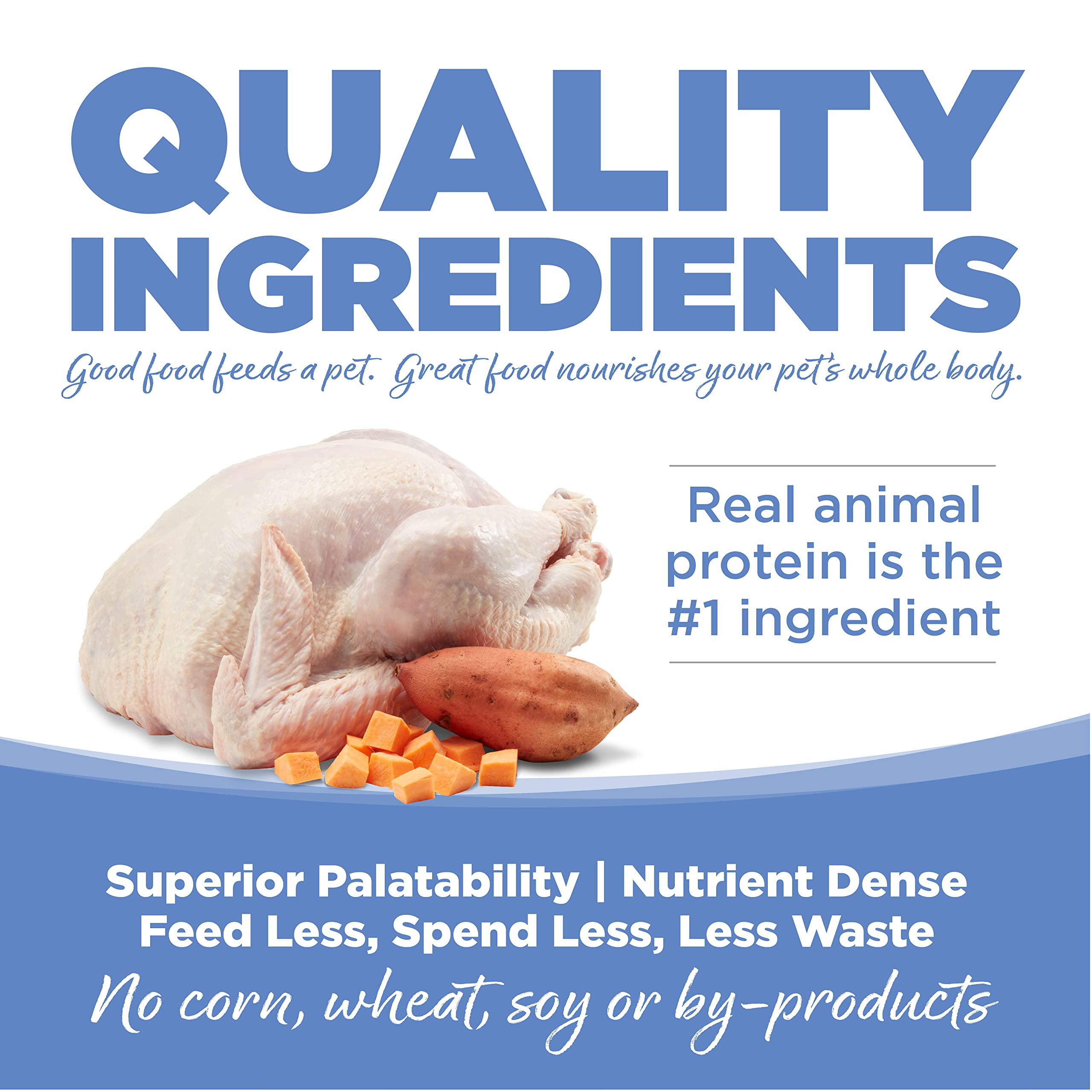 PureVita Grain Free Turkey & Sweet Potato Dry Dog Food - 25lb