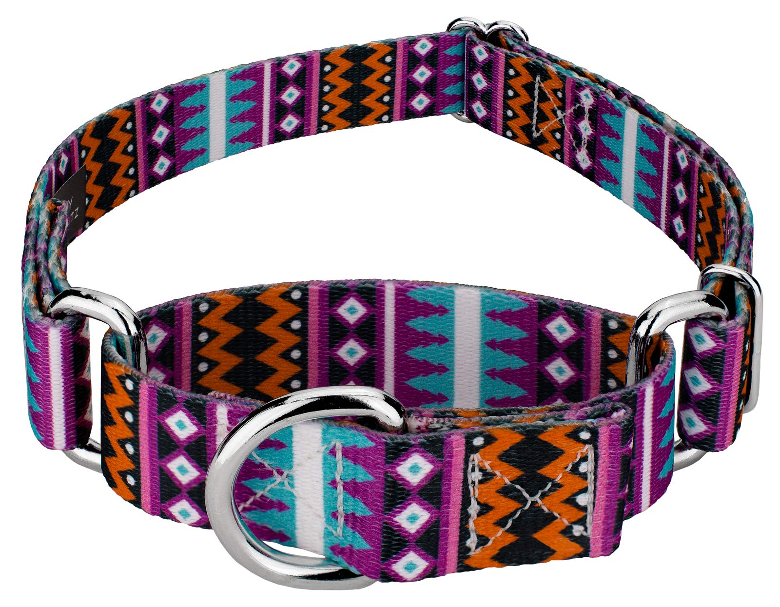 Country Brook Petz - Santa Fe Martingale Dog Collar - Country And Western Collection Featuring Rustic Designs (5/8 Inch, Small)
