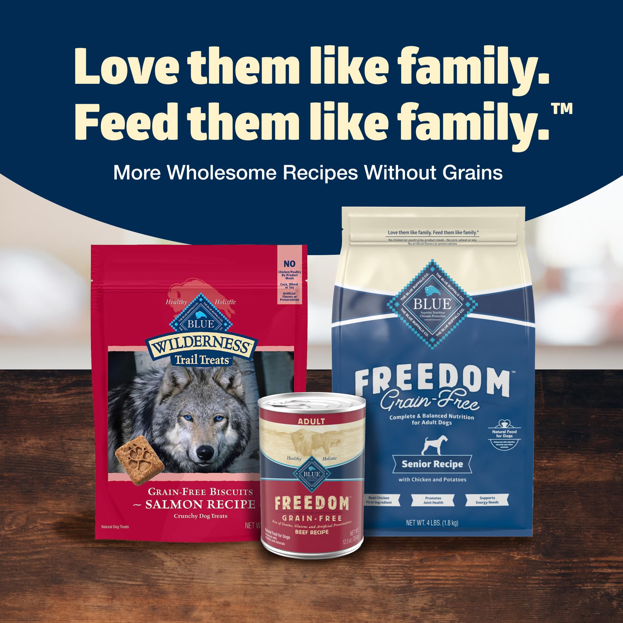 Blue Buffalo Freedom Grain-Free Wet Dog Food, Free of Glutens & Artificial Preservatives, Made With Natural Ingredients, Beef Re