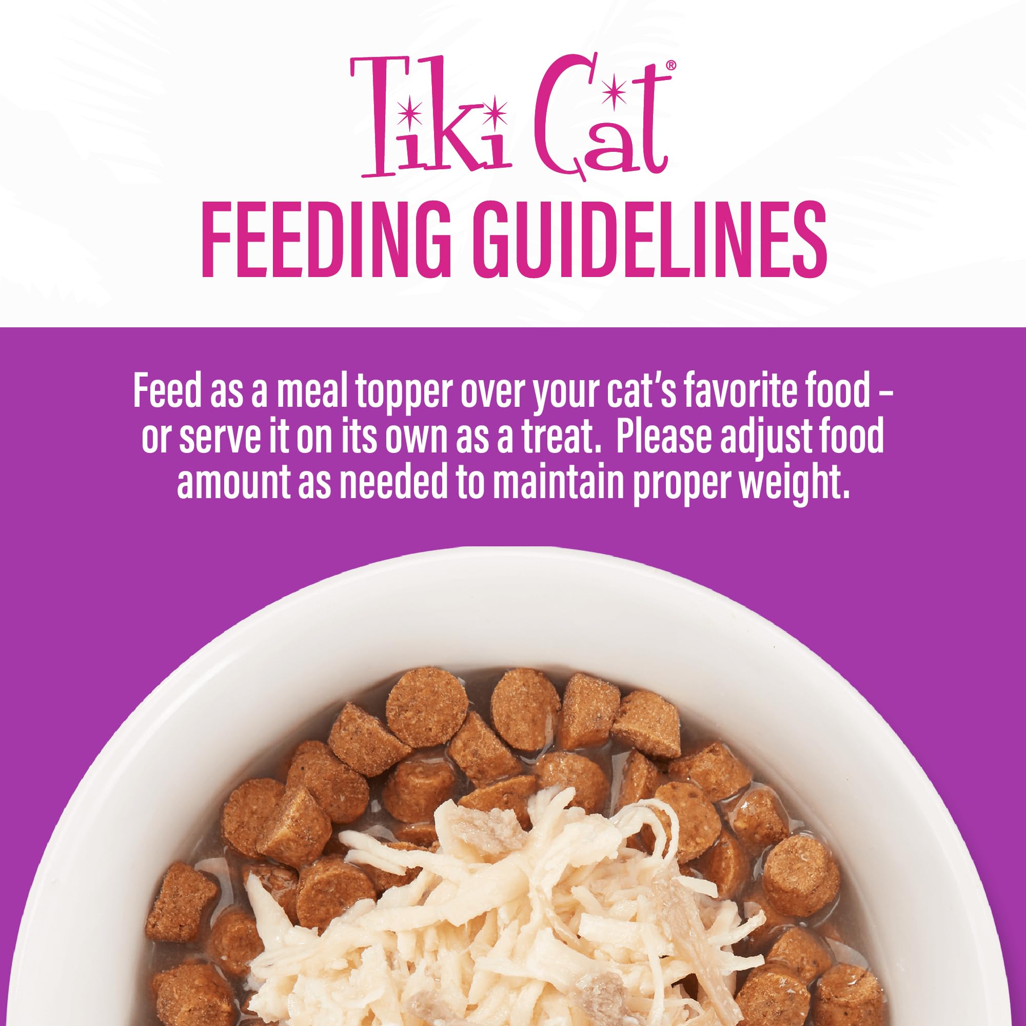 Tiki Cat Born Carnivore Complements Wet Cat Food Topper, Chicken & Duck 2.1 oz. Pouch (12 Count)