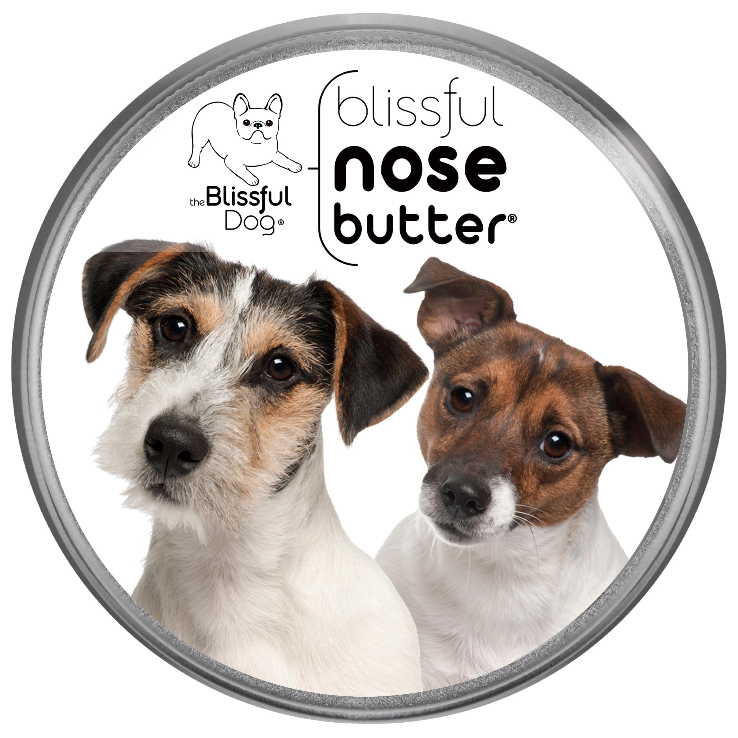 The Blissful Dog Jack Russell Terrier Unscented Nose Butter - Dog Nose Butter, 4 Ounce