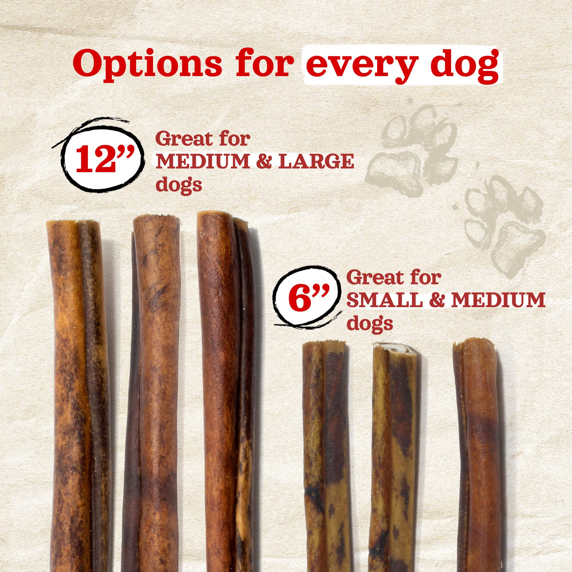Natural Farm Peanut Butter Stuffed Collagen Sticks for Dogs (6 Inch, 5-Pack), Rawhide-Free Collagen Sticks, Natural Dog Chews, L