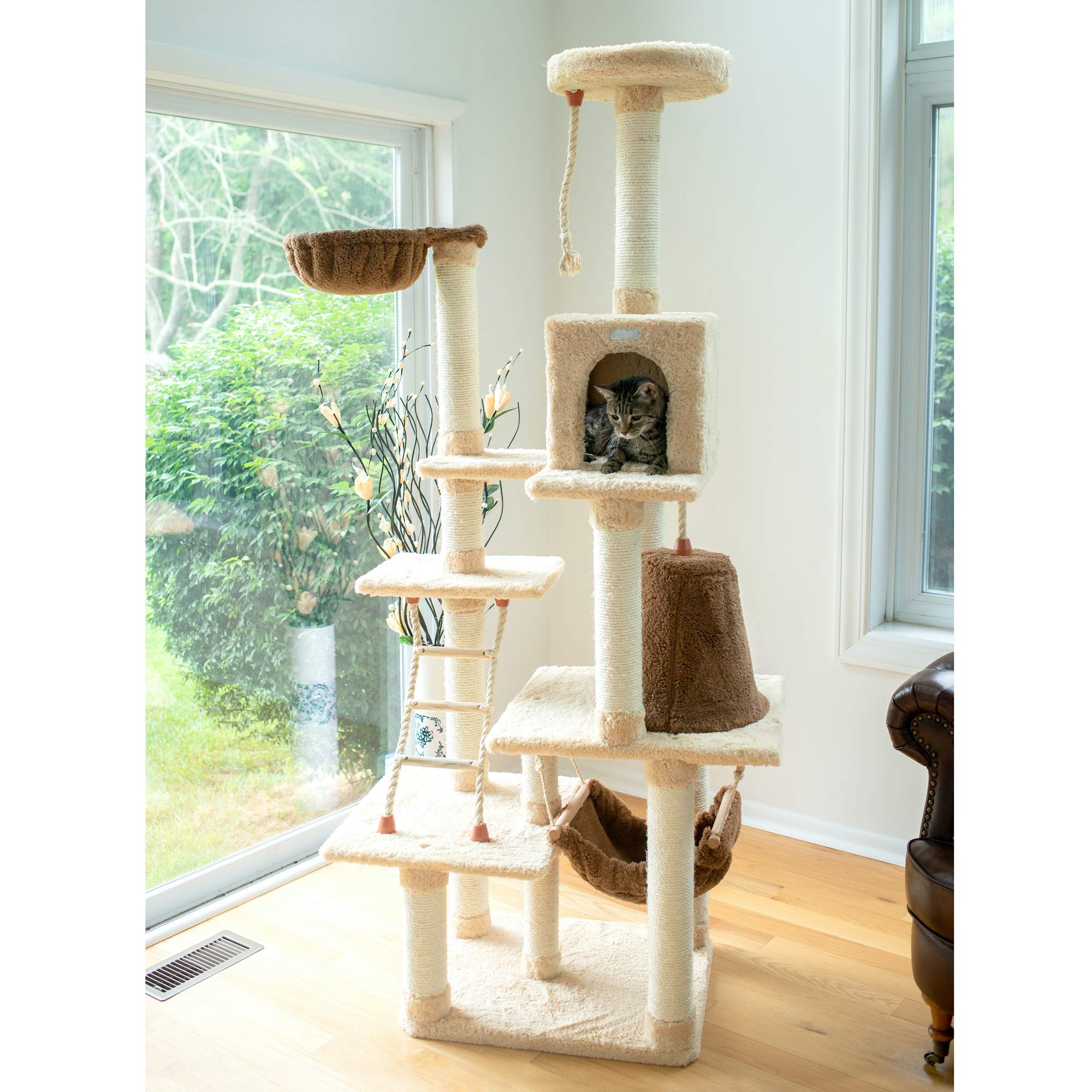 Armarkat Premium Cat Tree Model X7805, Goldenrod