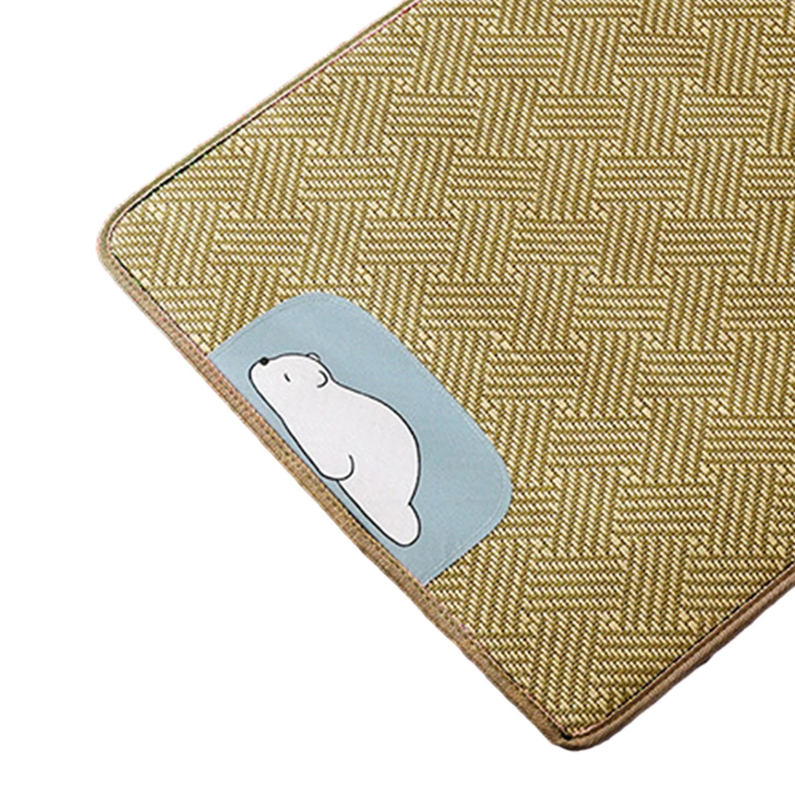 APIRILY Dog Cooling Mat Rattan Mat Portable Dog Cat Sleeping Mat for Sofa Bed Kennel A | Pet Supplies | Dog Supplies | Beds