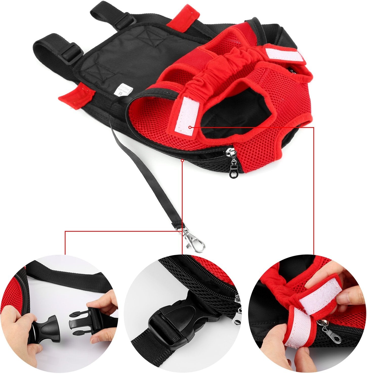 Dog Carrier Backpack Legs Out Front Pet Backpack Carrier Travel Bag Adjustable Shoulder Straps for Hiking Camping Shopping Bikin