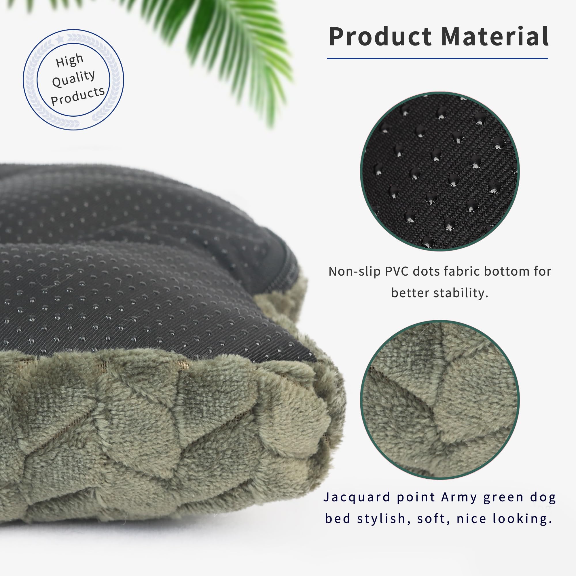 Cat Bed For Indoor Cats Washable Pillow Bed For Cages 18 Inch Small Dog Bed Anti-Slip Waterproof Warming Cozy Soft Pet Puppy Oli