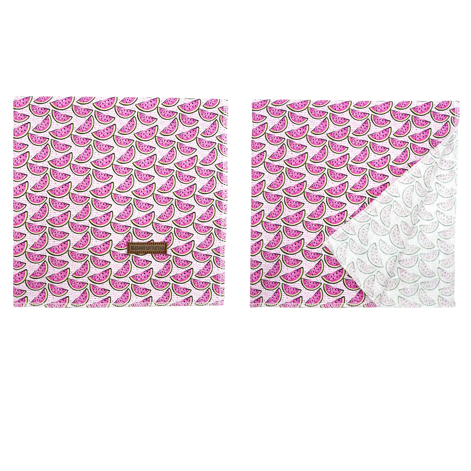 Elegant Little Tail Bandana - Washable Summer Kerchief, Dog Scarf For Small To Large Dogs