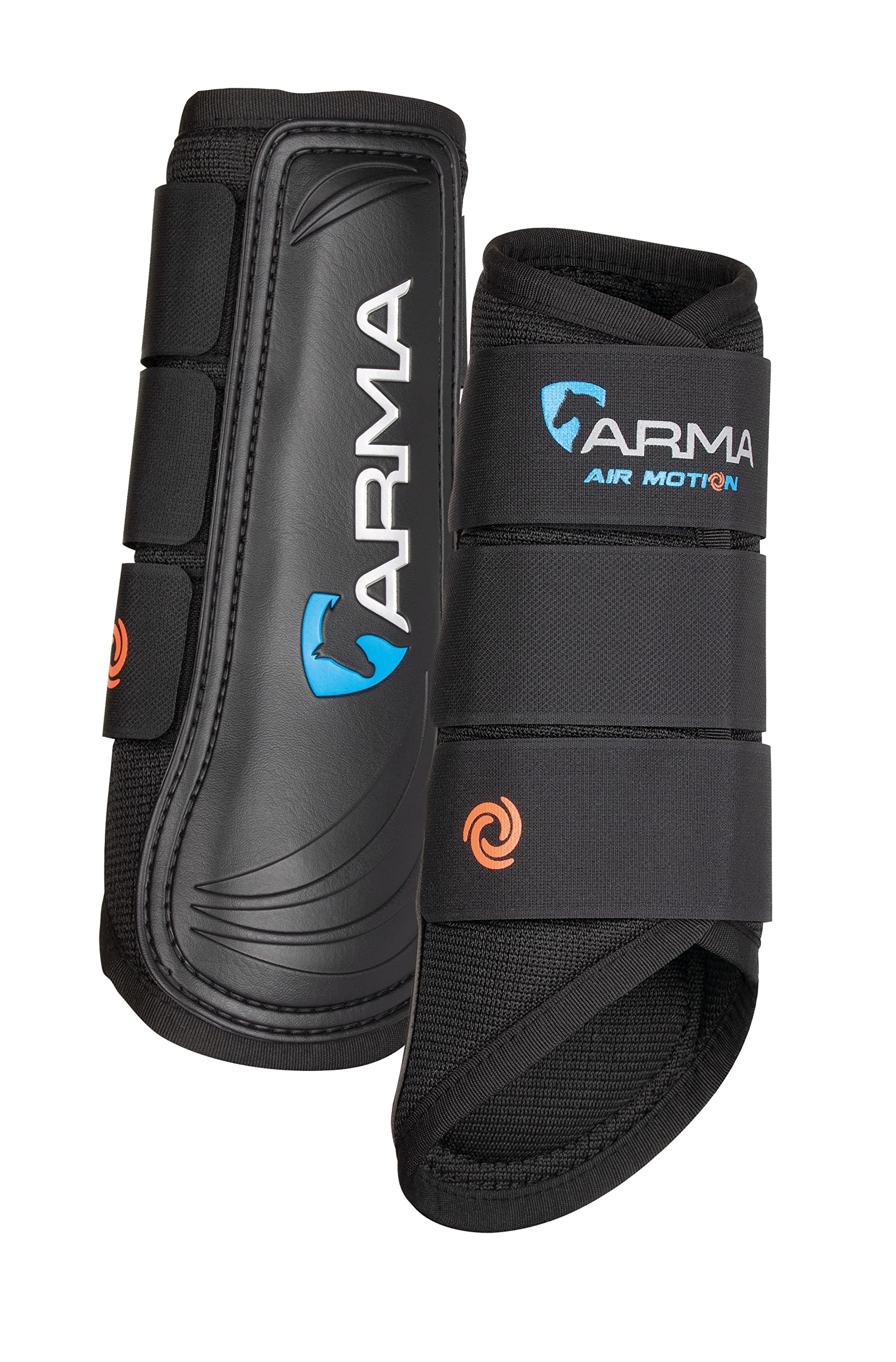 Shires Arma Air Motion Brushing Boots (Black, Small Pony)