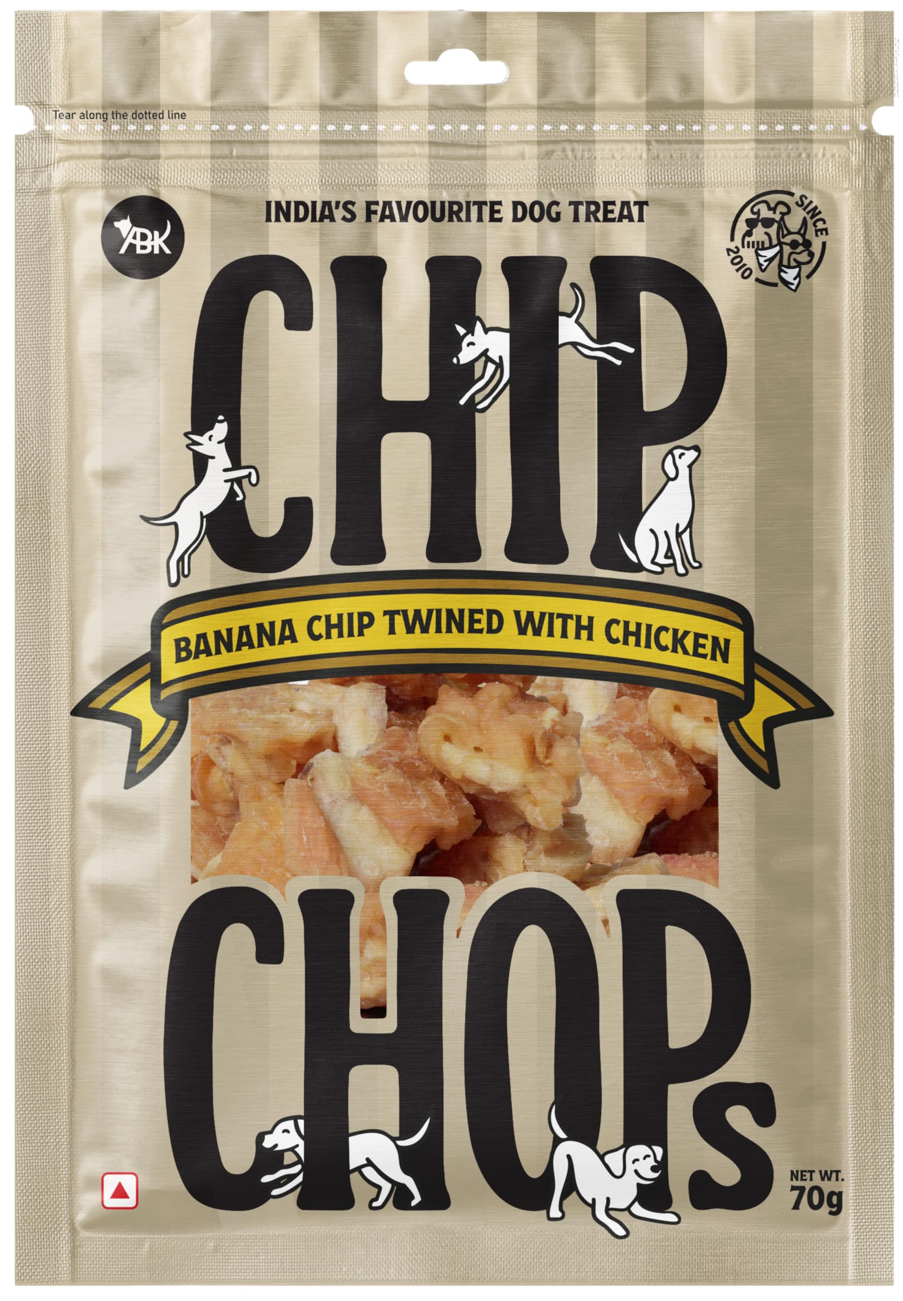 Chip Chops Banana Chicken Dog Treats High Protein Natural Dog Snacks for Training & Reward Low Fat Healthy Dog Treats for All Br