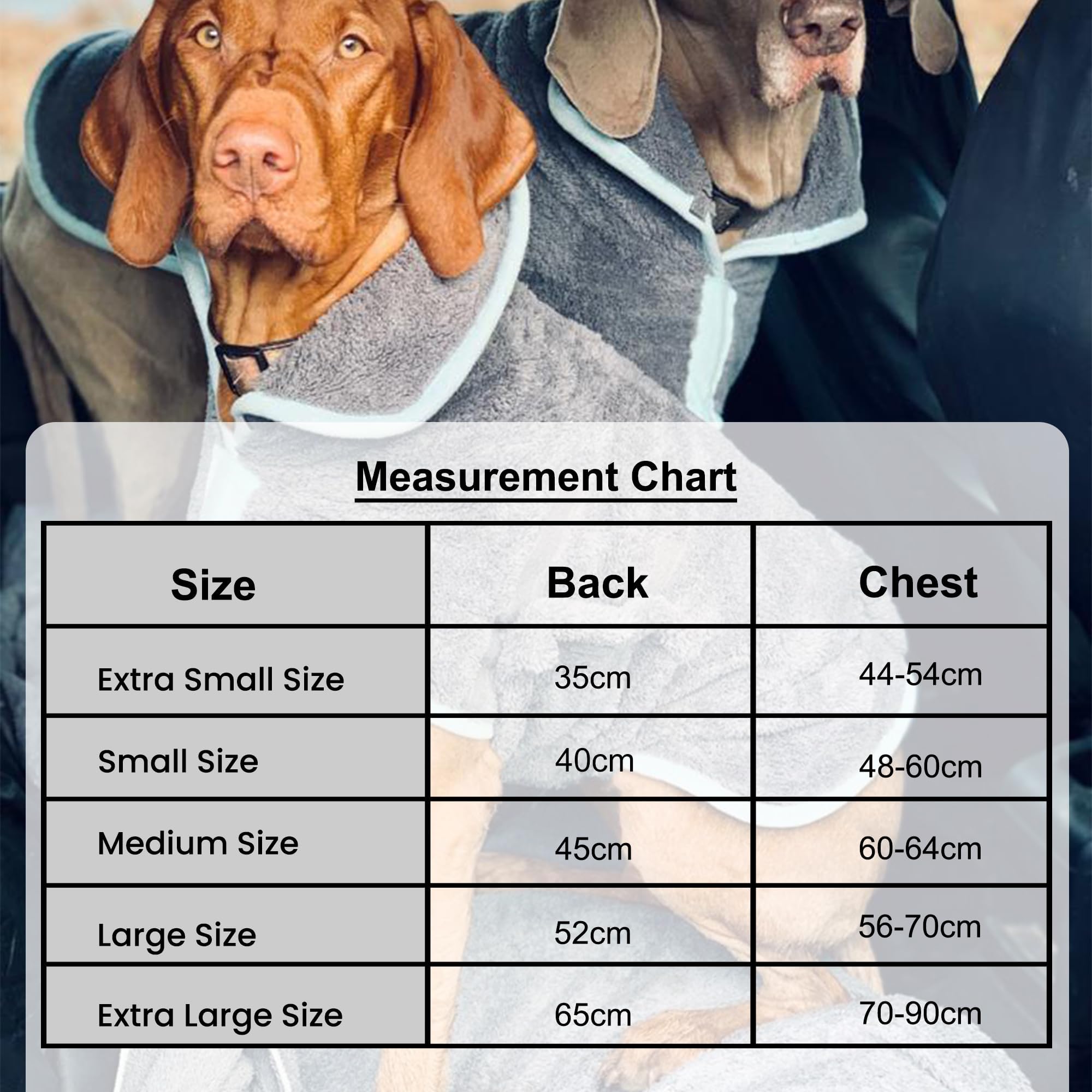 Henry Wag Microfibre Dog Drying Coat 45Cm