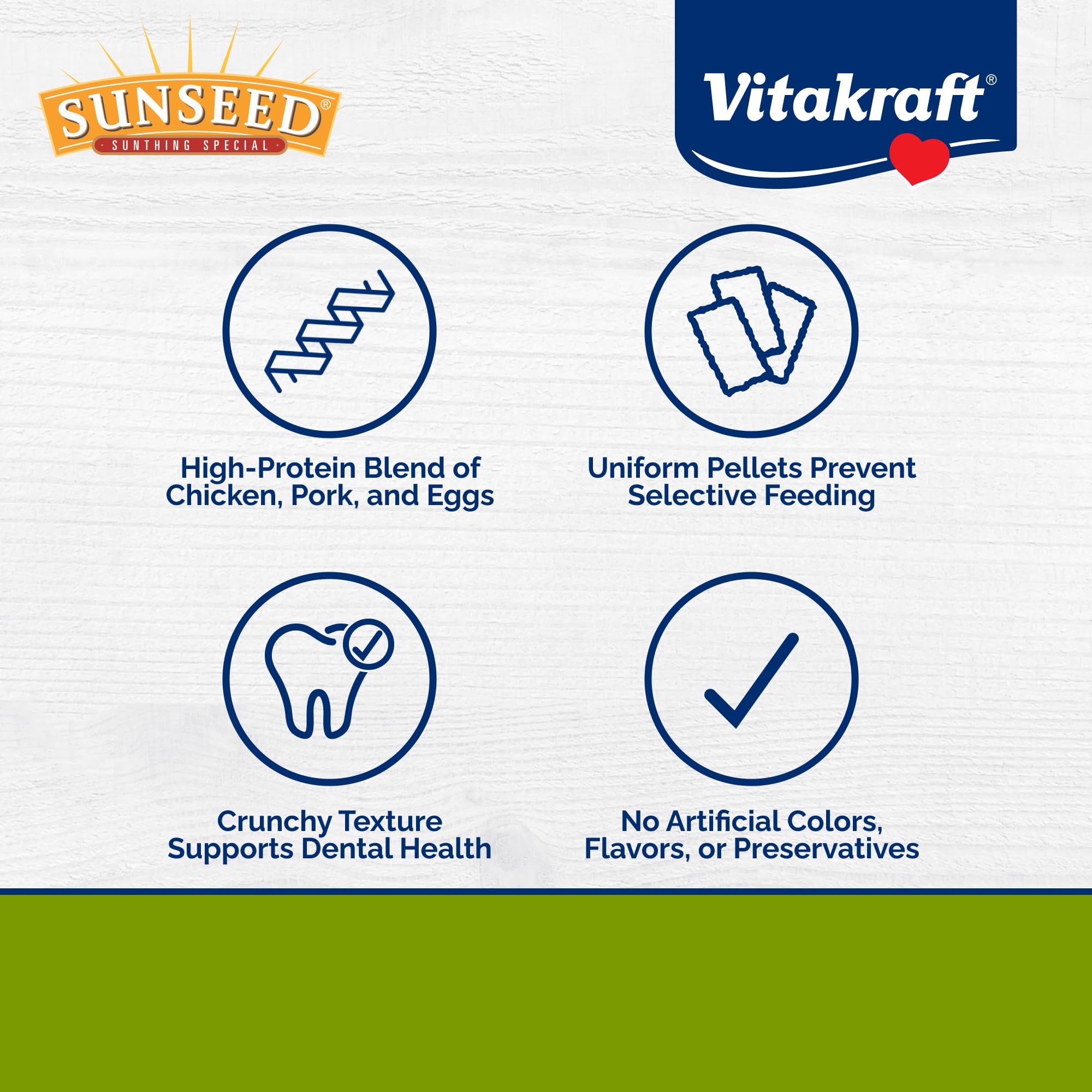 Sunseed Vita Prima Ferret Food - Dry Food for Ferrets - Vitamin-Fortified with Essential Nutrients - Supports Healthy Digestion