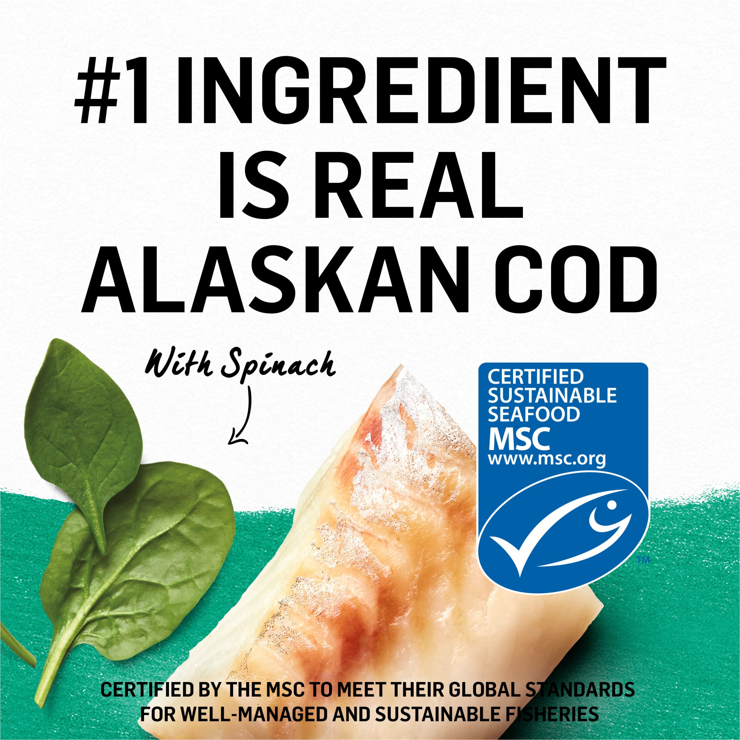 Purina Beyond Line-Caught Alaskan Cod and Spinach Recipe Grain Free Wet Cat Food Pate - (Pack of 12) 3 oz. Cans