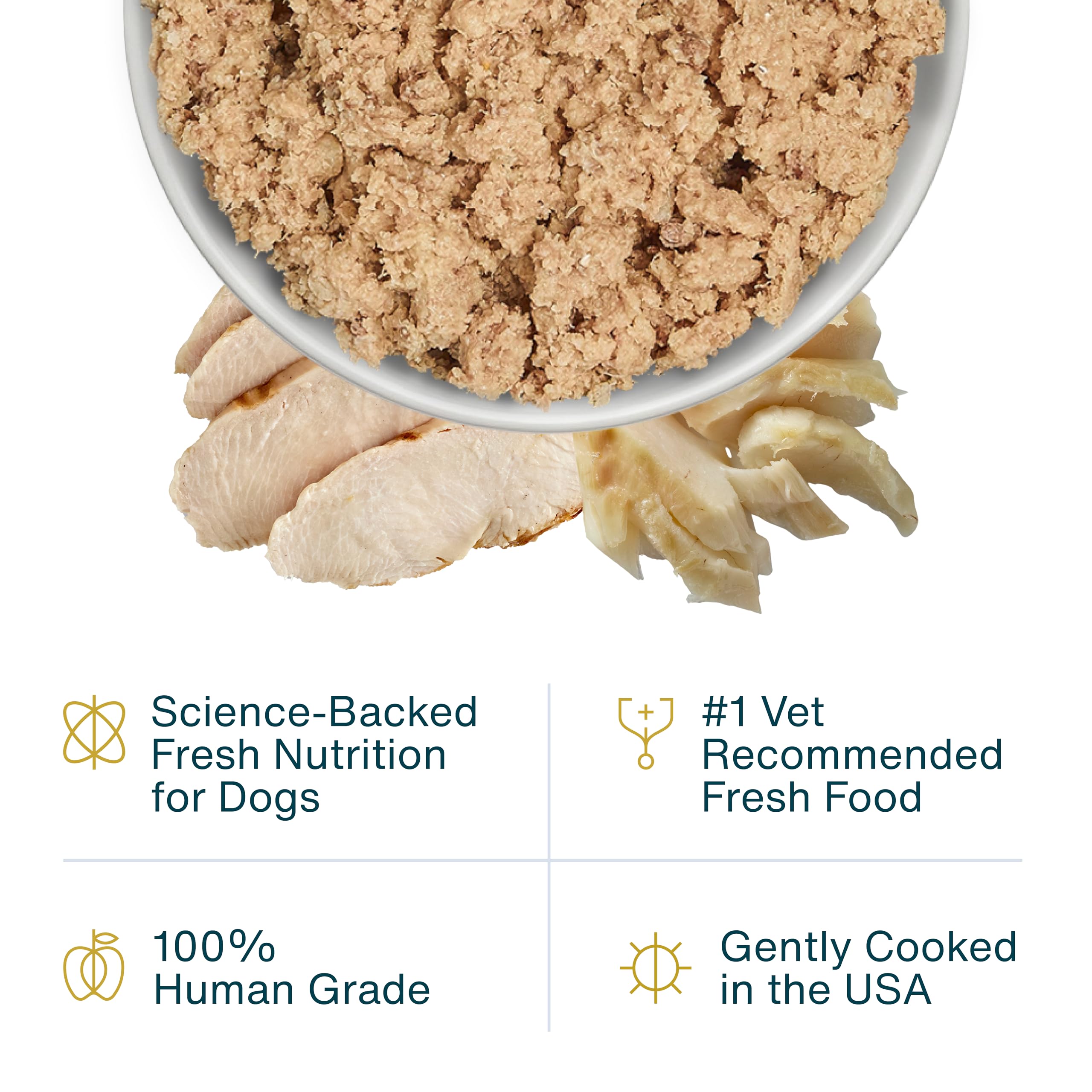 JustFoodForDogs Frozen Fresh Wet Cat Food, Human Grade, Fish & Chicken, 18 Oz (7 Pack)