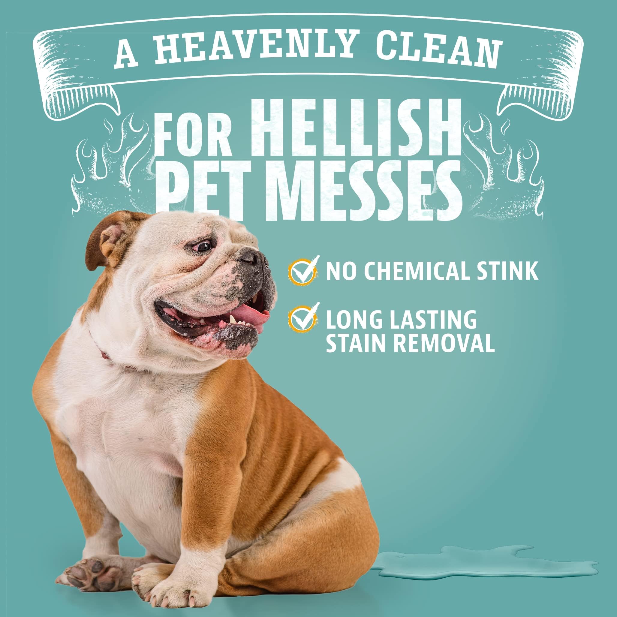 Angry Orange Stain Remover - 32Oz Enzyme Pet Cleaner - Dog & Cat Urine Destroyer And Stain Remover - Citrus Spray Cleaning Solution - Puppy Supplies