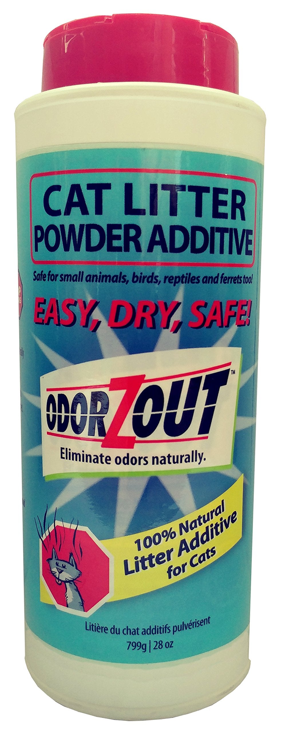 Cat Litter Additive Powder Litter Box Odor Remover 28ounces