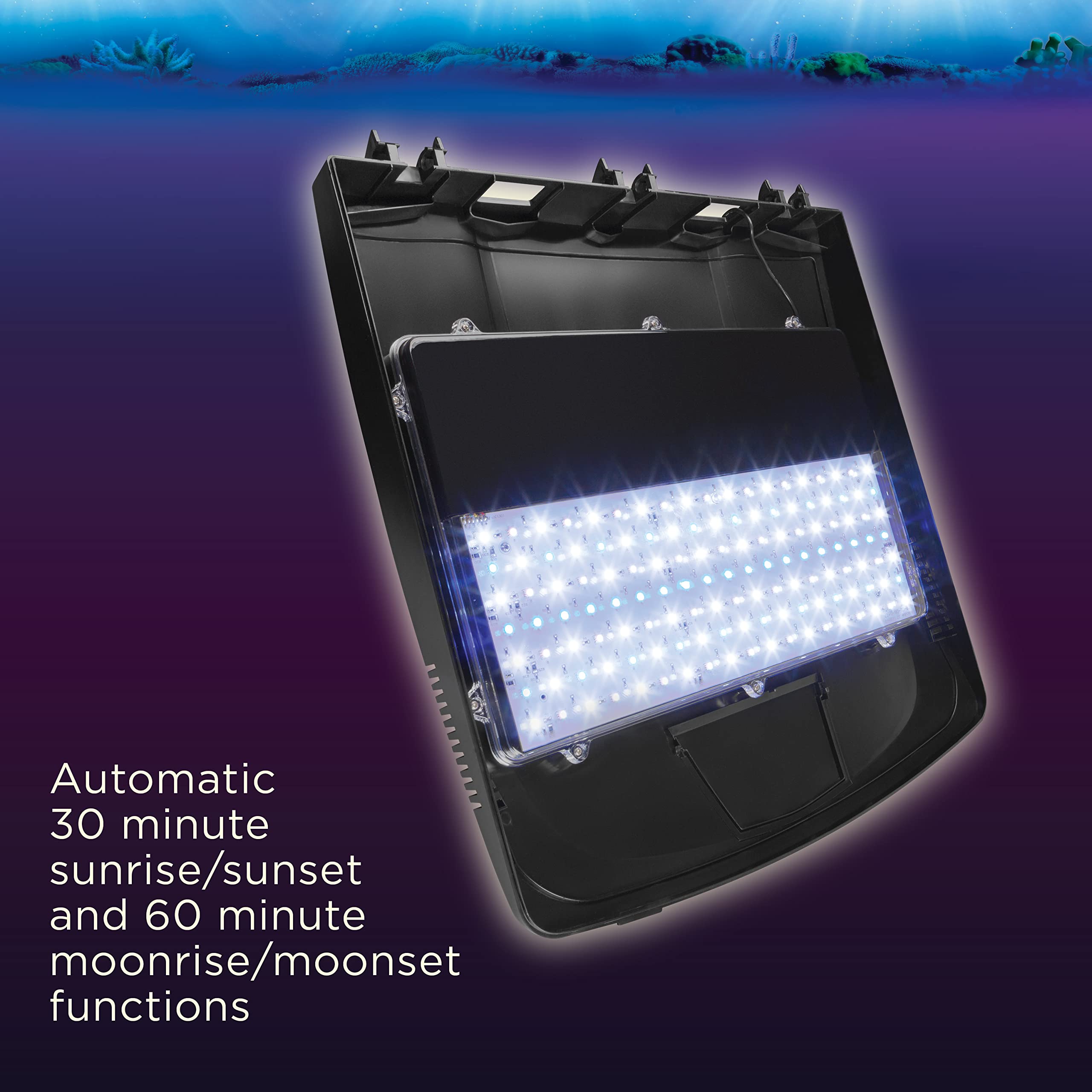 Coralife BioCube LED Aquarium Replacement Lid Canopy, 29/32 Gallon, Black, Model 100103195, Plastic