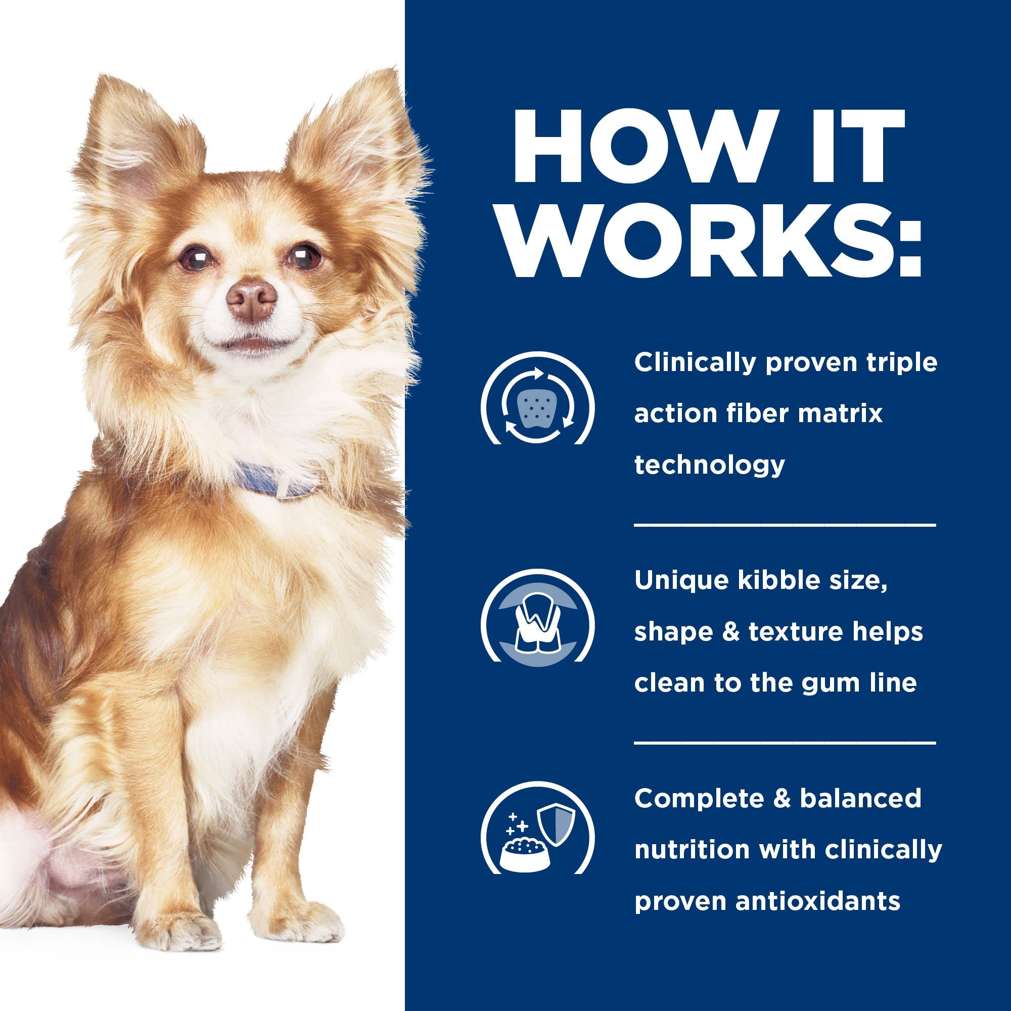 Hills Prescription Diet t/d Dental Care Small Bites Chicken Flavor Dry Dog Food, Veterinary Diet, 5 lb. Bag