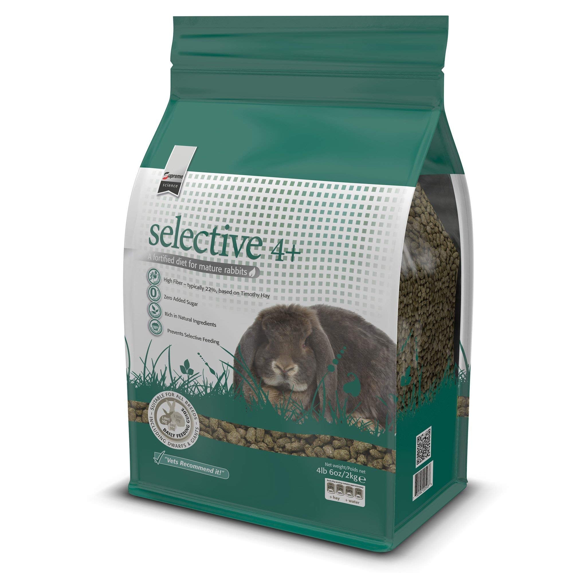 Supreme Science Selective Four+ Rabbit Food - 4.4 lbs