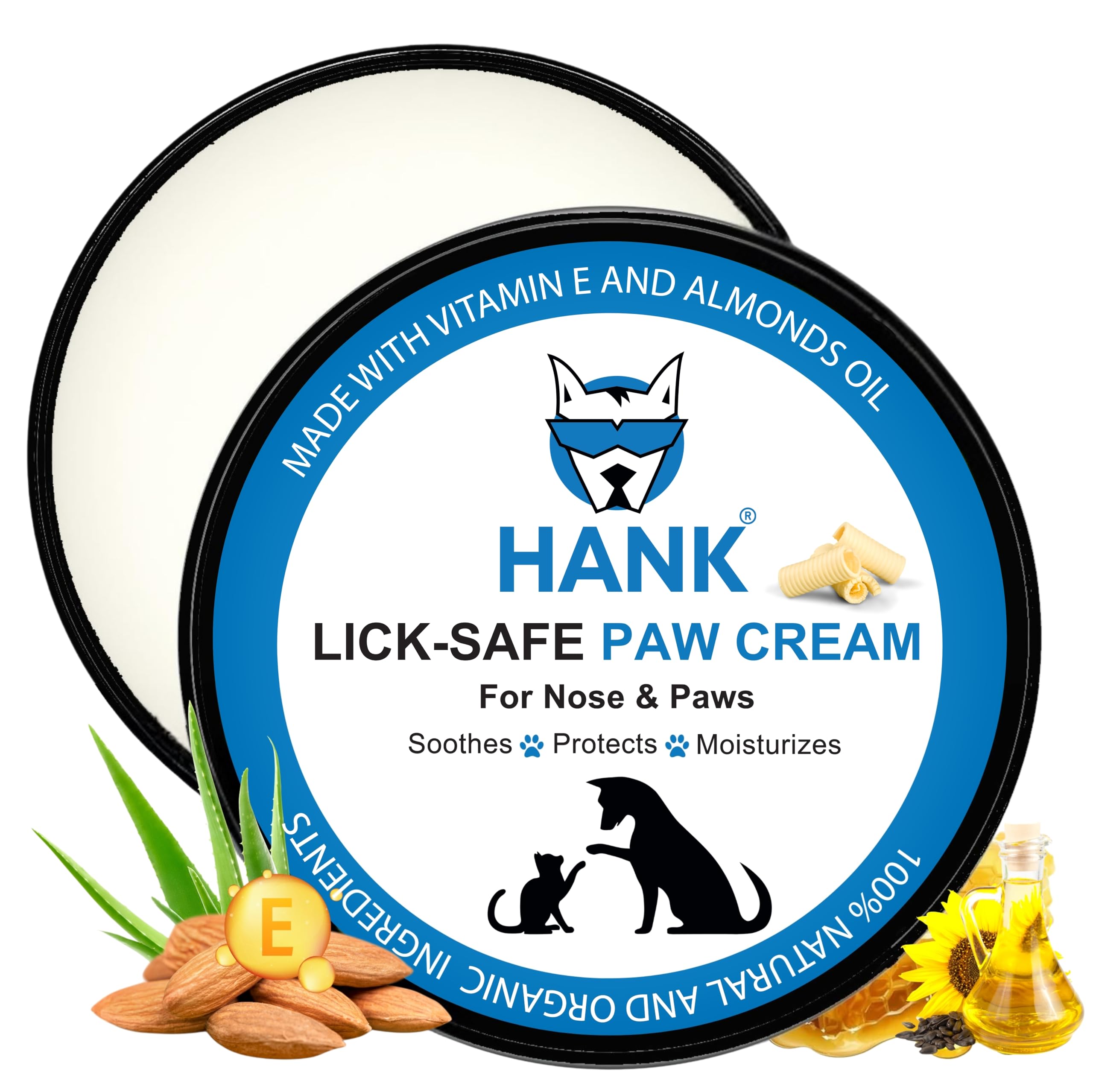 Hank Paw Cleaner For Dogs & Cats - No Rinse Foaming Cleanser - Dog Paw Protector - Pant Based Formula - Ph Balanced - Quick Dry 