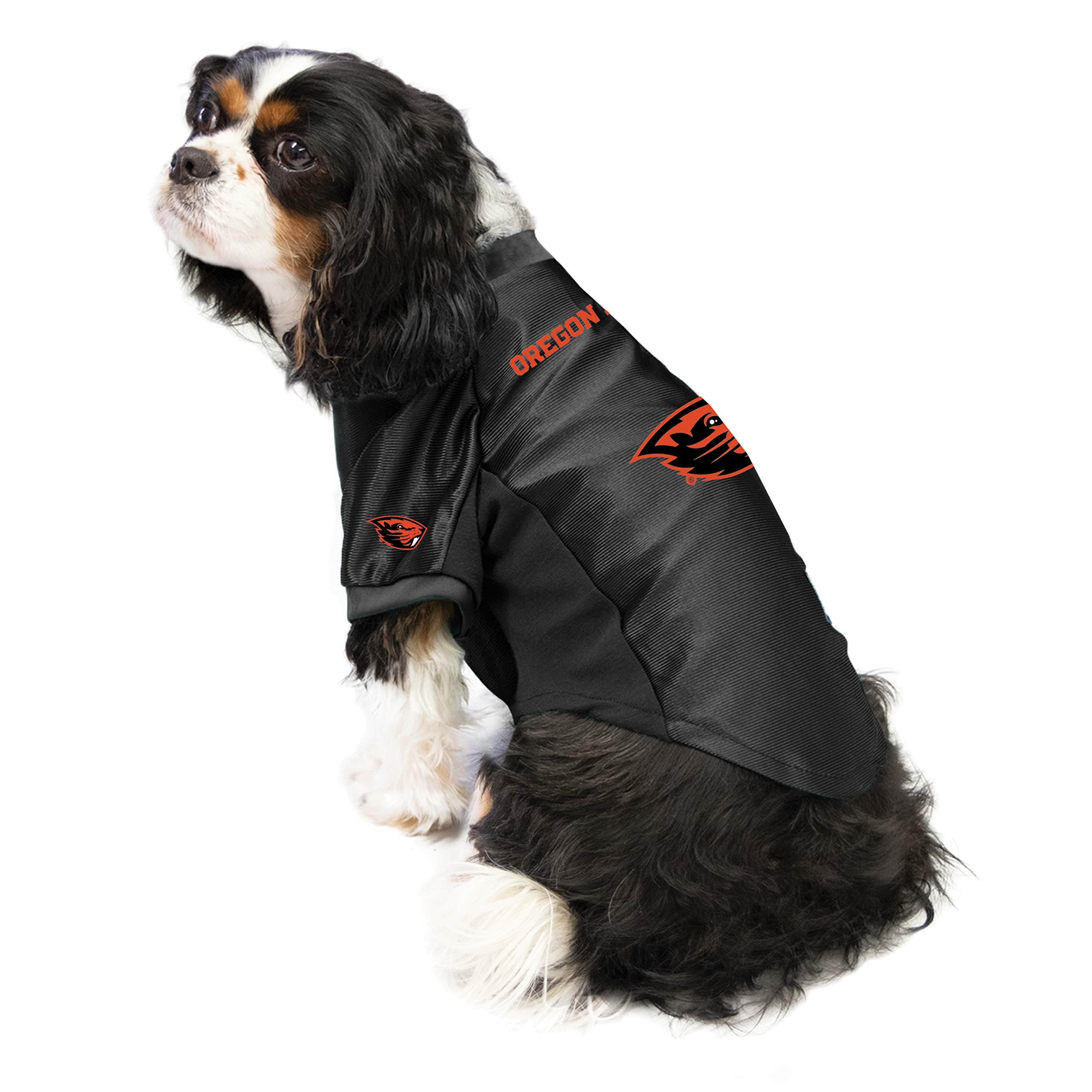 Oregon State Beavers Pet Jersey Stretch Size L - Special Order
