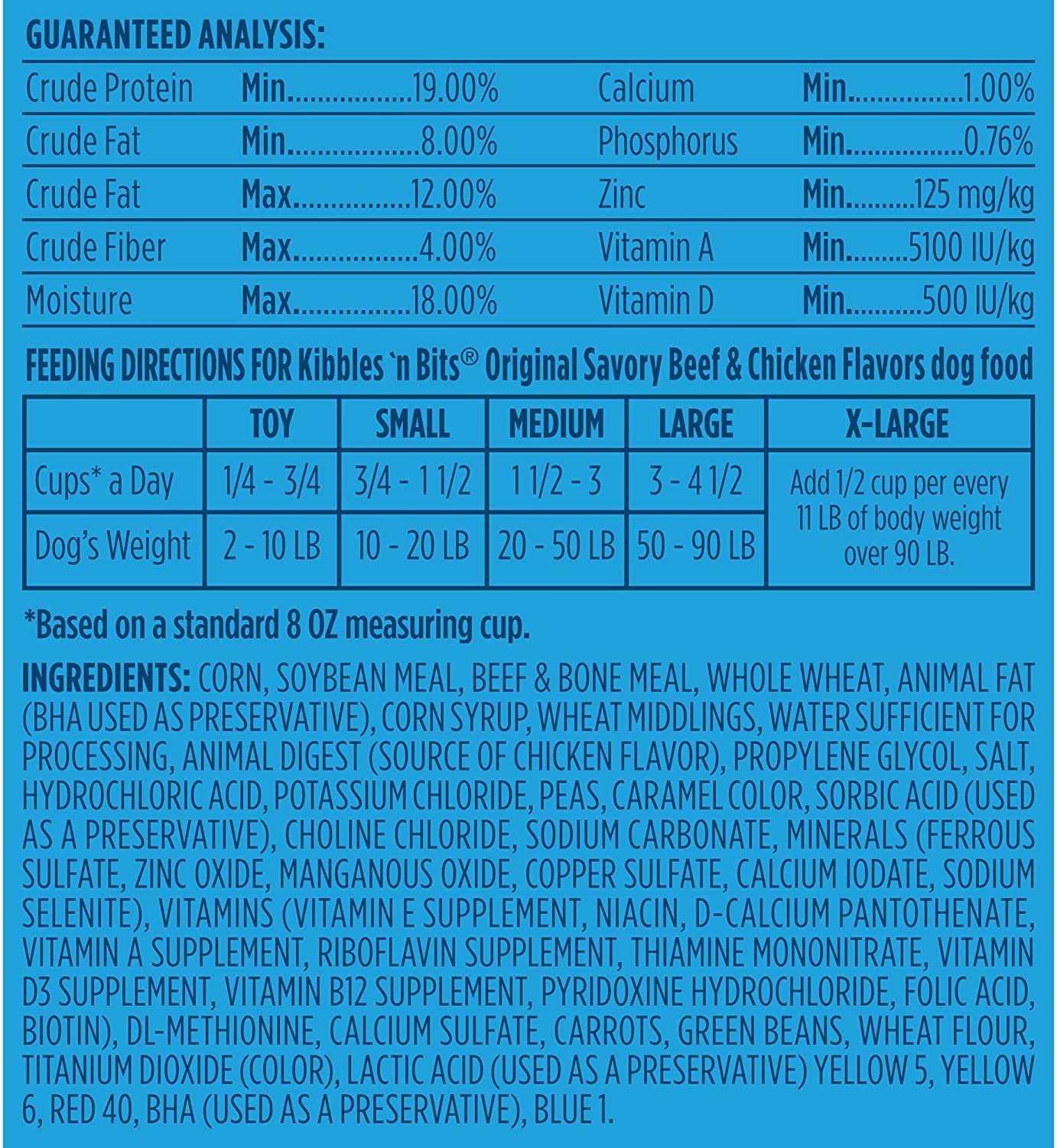 Kibbles N Bits Original Savory Beef & Chicken Flavors Dry Dog Food, 3.5 Pounds
