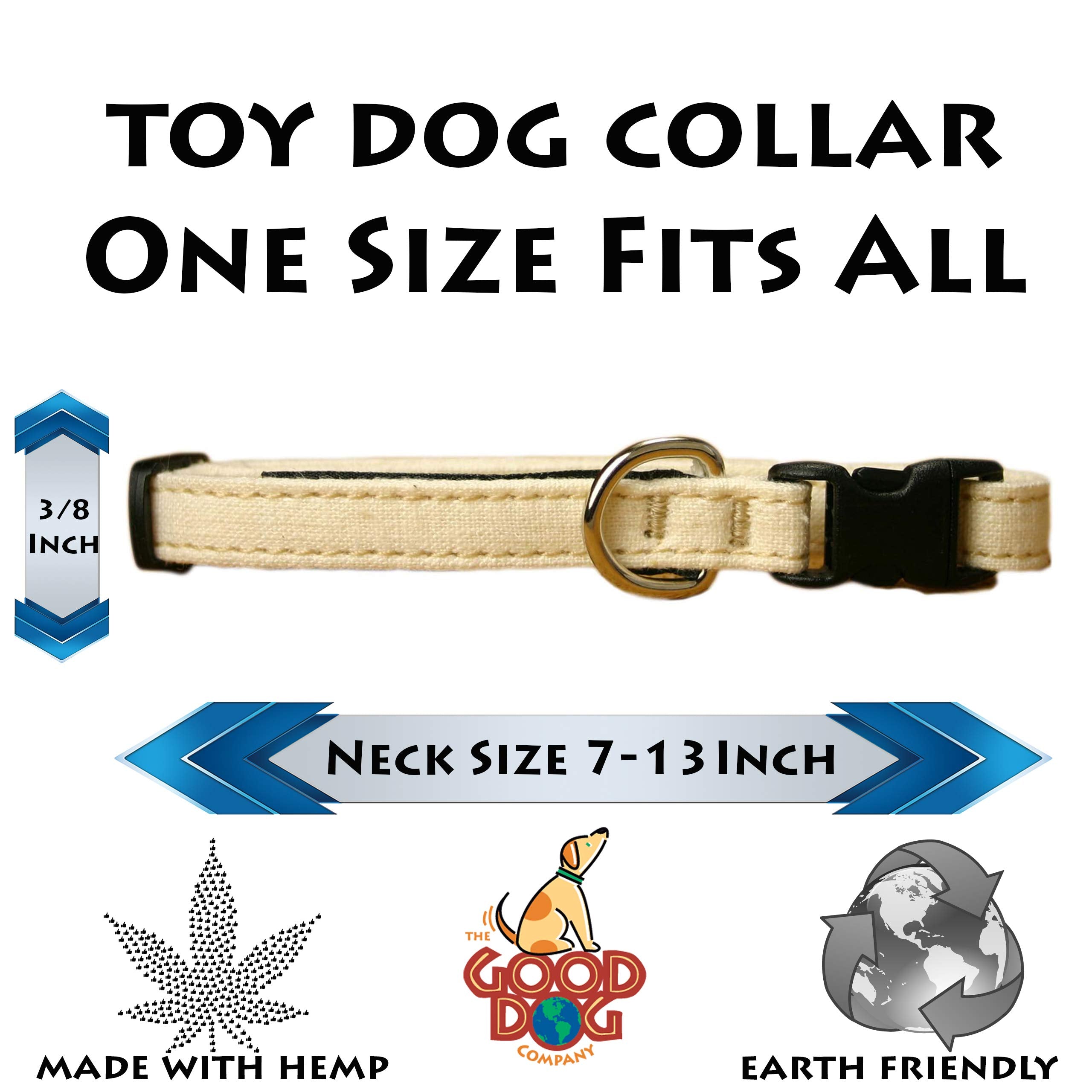 Toy Dog Collars (Natural)