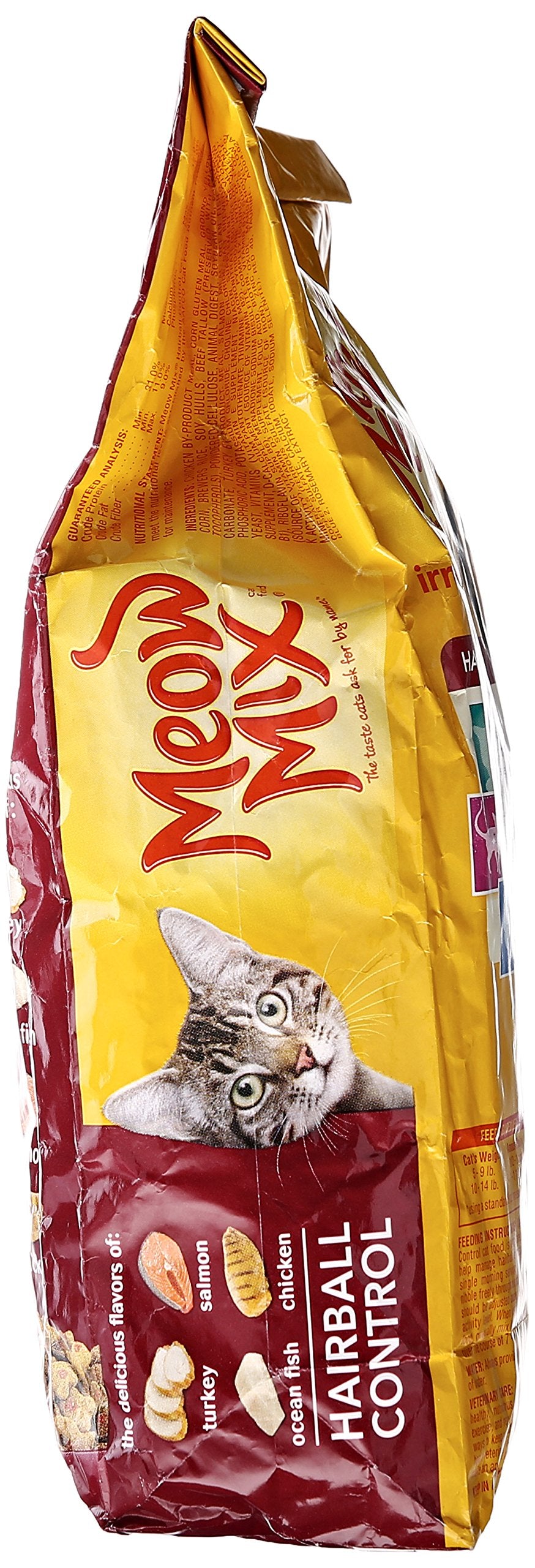 Meow Mix Cat Food, Hairball Control, 3.15 lb