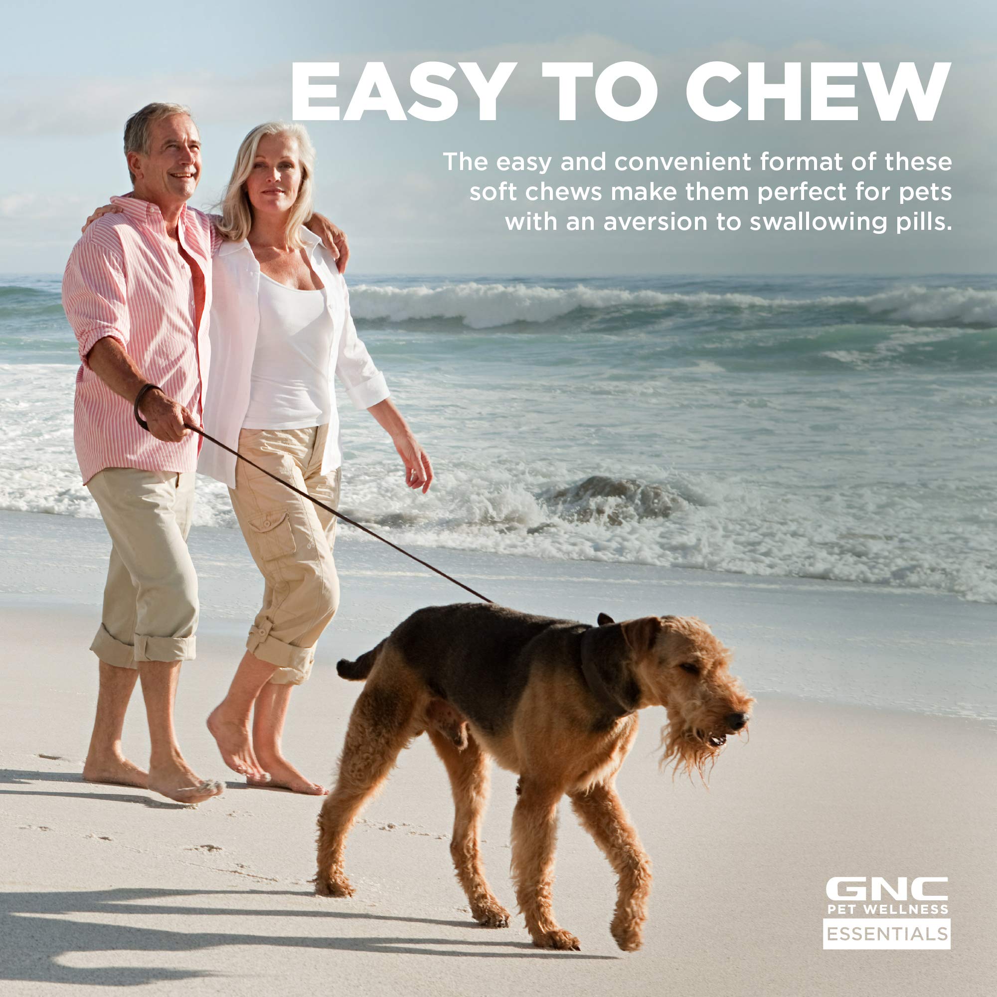 GNC for Pets Essentials Dog Multivitamin Soft Chews, 60 Ct - 3 Pack | Salmon Oil Dog Supplement Immune Booster | Chicken Flavor