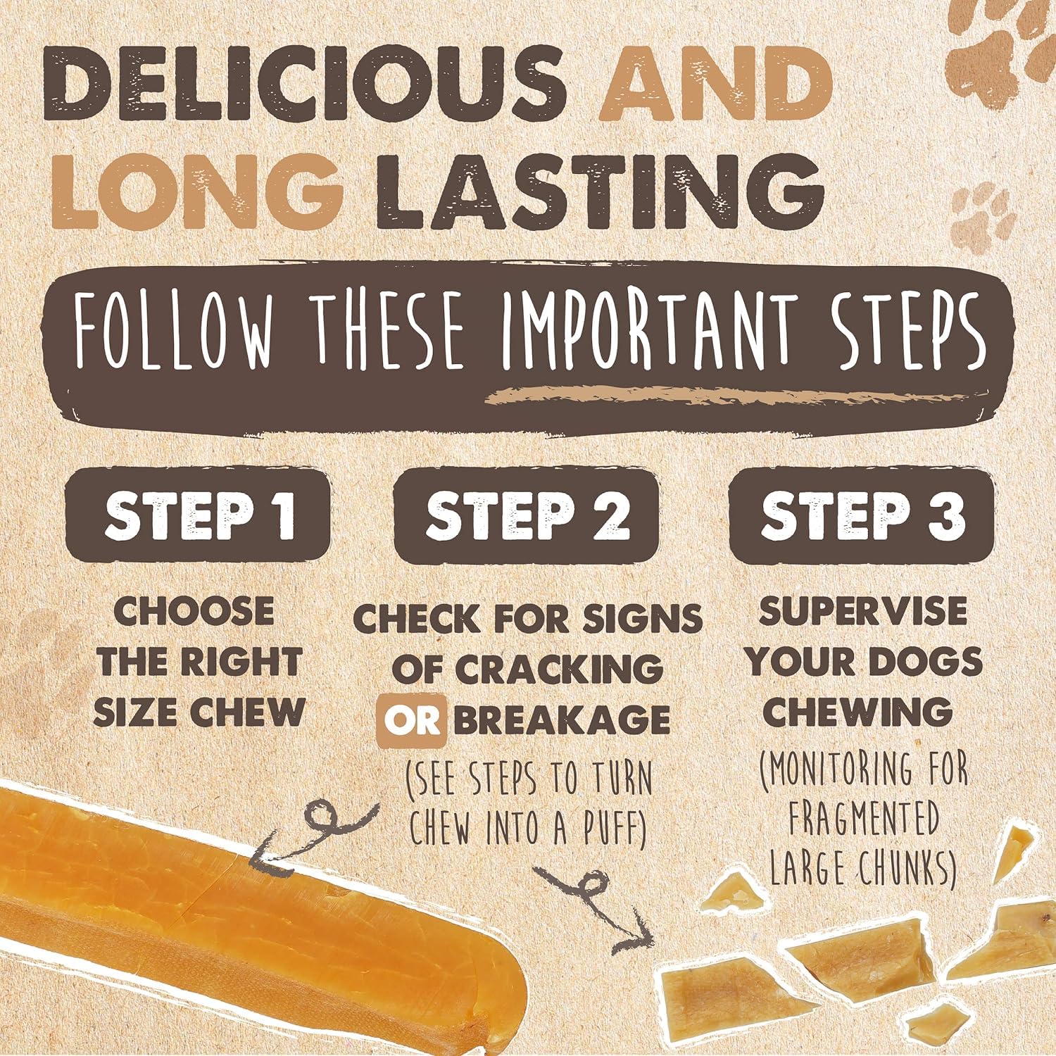Mighty Paw Yak Cheese Chews for Dogs - All-Natural, Odorless, 14 oz, Small - 12 Pack, Perfect for Oral Health & Power Chewers