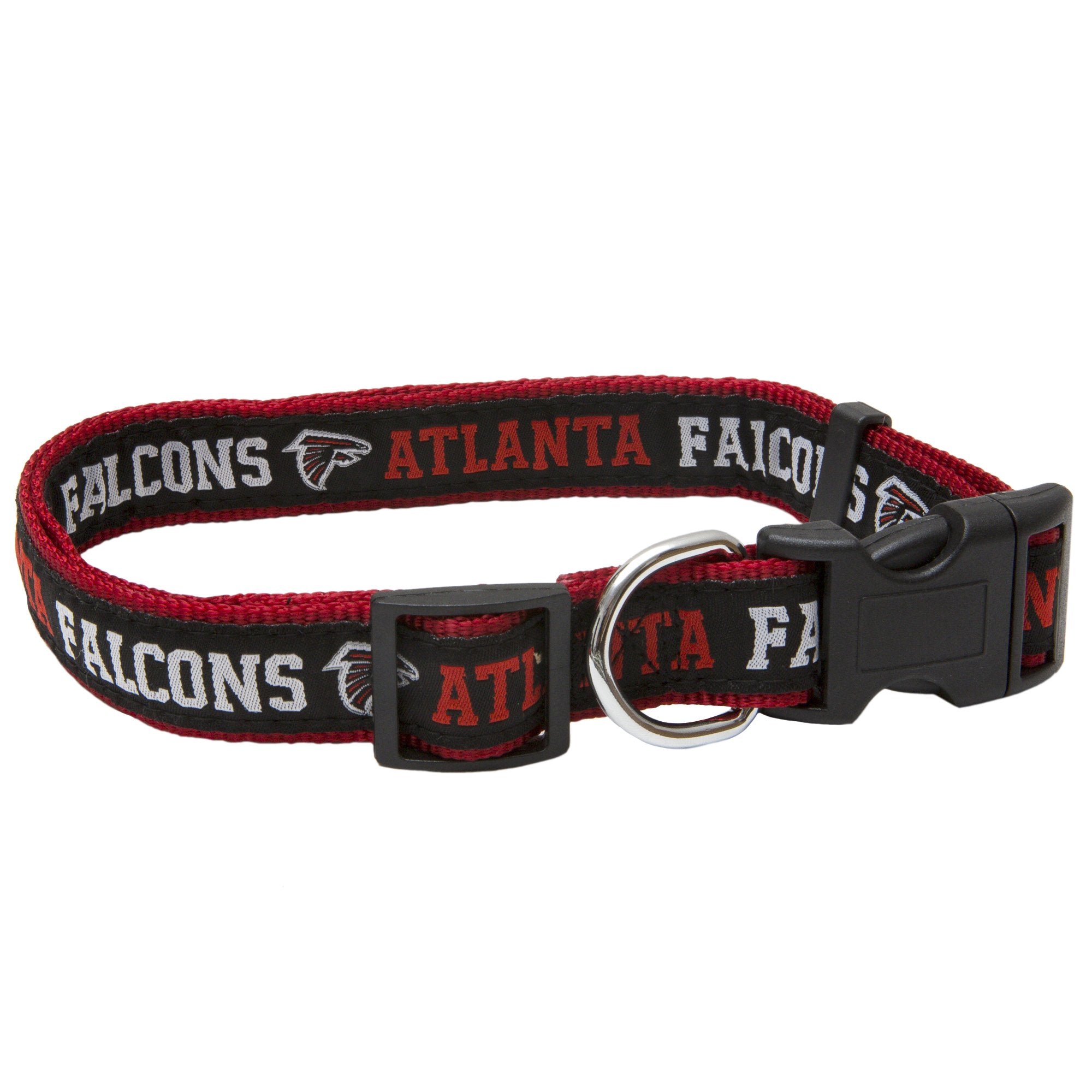 Pets First NFL Atlanta Falcons Licensed PET COLLAR, Large - Heavy-Duty, Strong, and Durable Dog Collar. Available in 31 Football