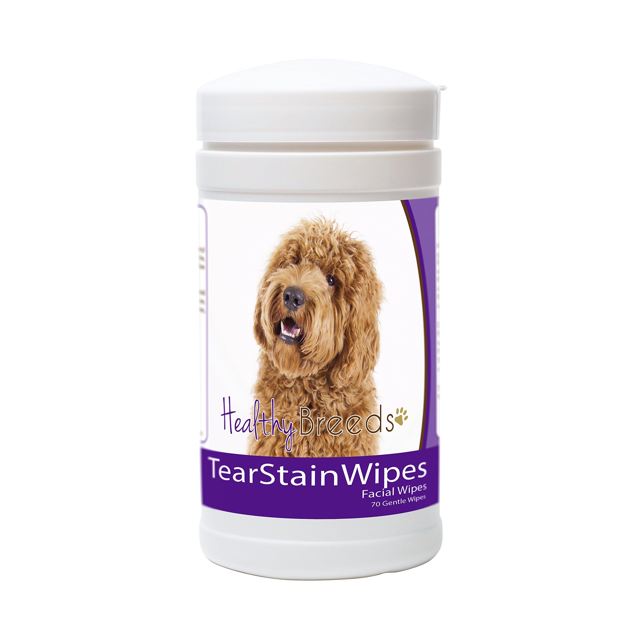 Healthy Breeds Labradoodle Tear Stain Wipes 70 Count