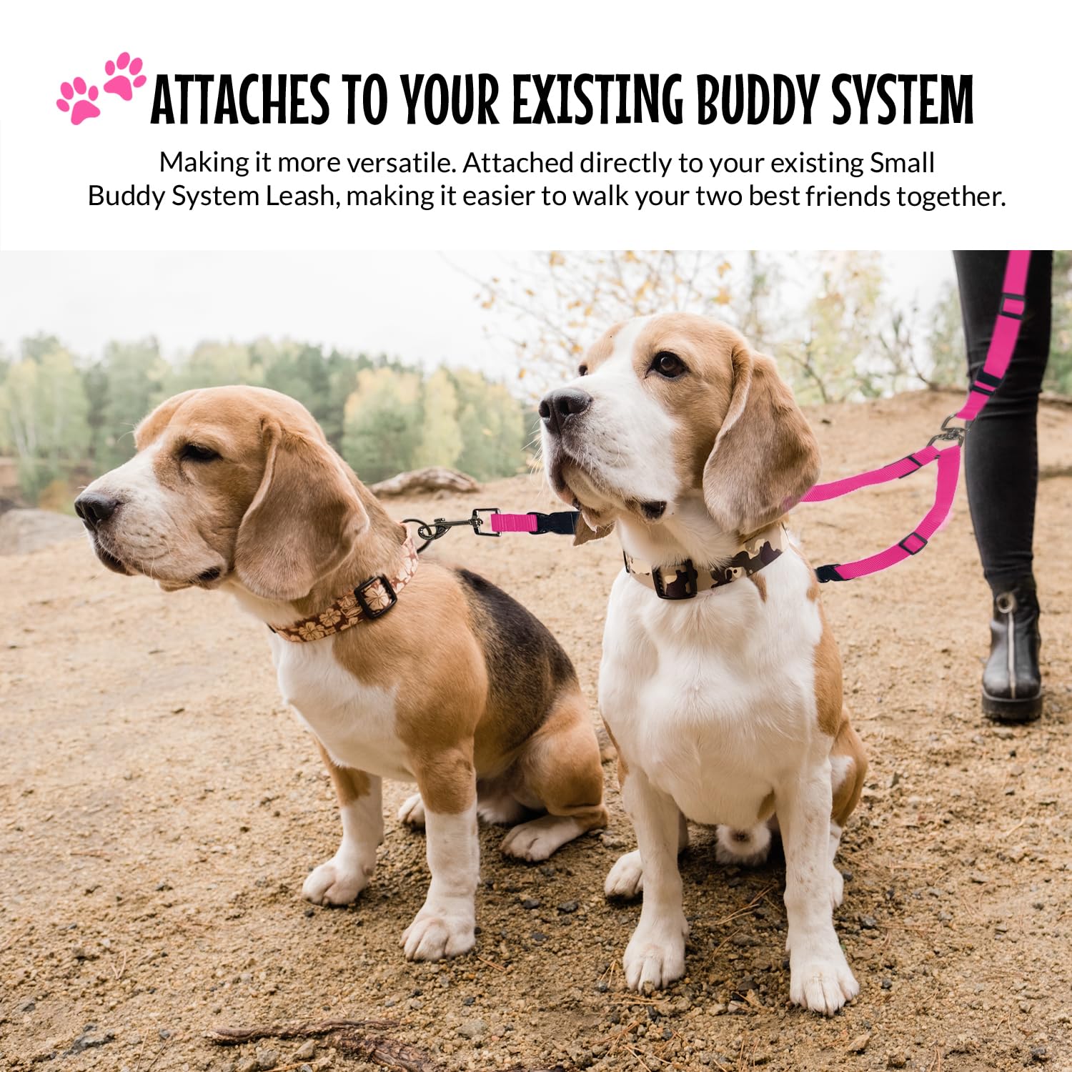 The Buddy System Double Buddy Small Pink