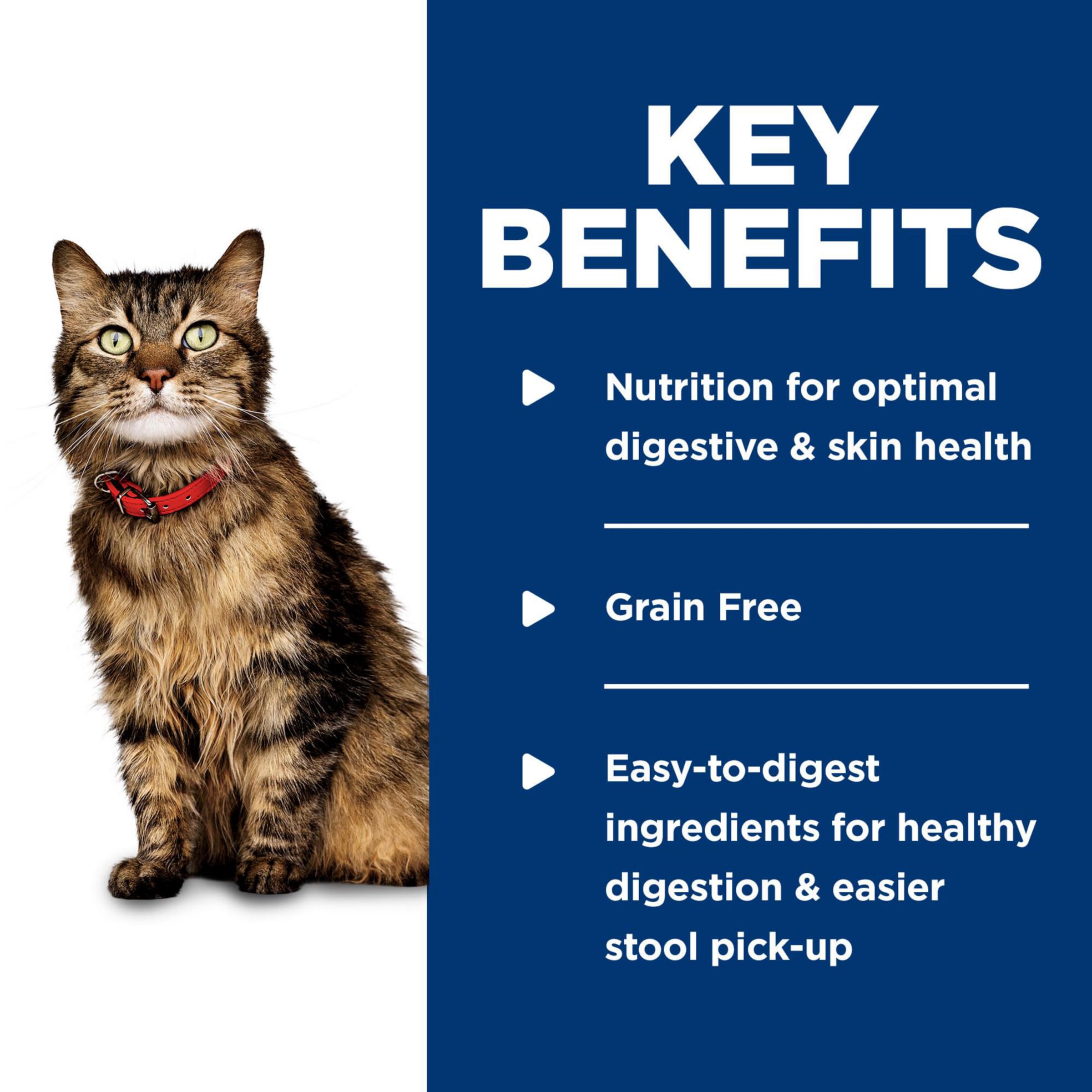 Hill's Science Diet Sensitive Stomach & Skin Chicken & Vegetable Entree Canned Cat Food, 2.9 oz, Case of 24, White