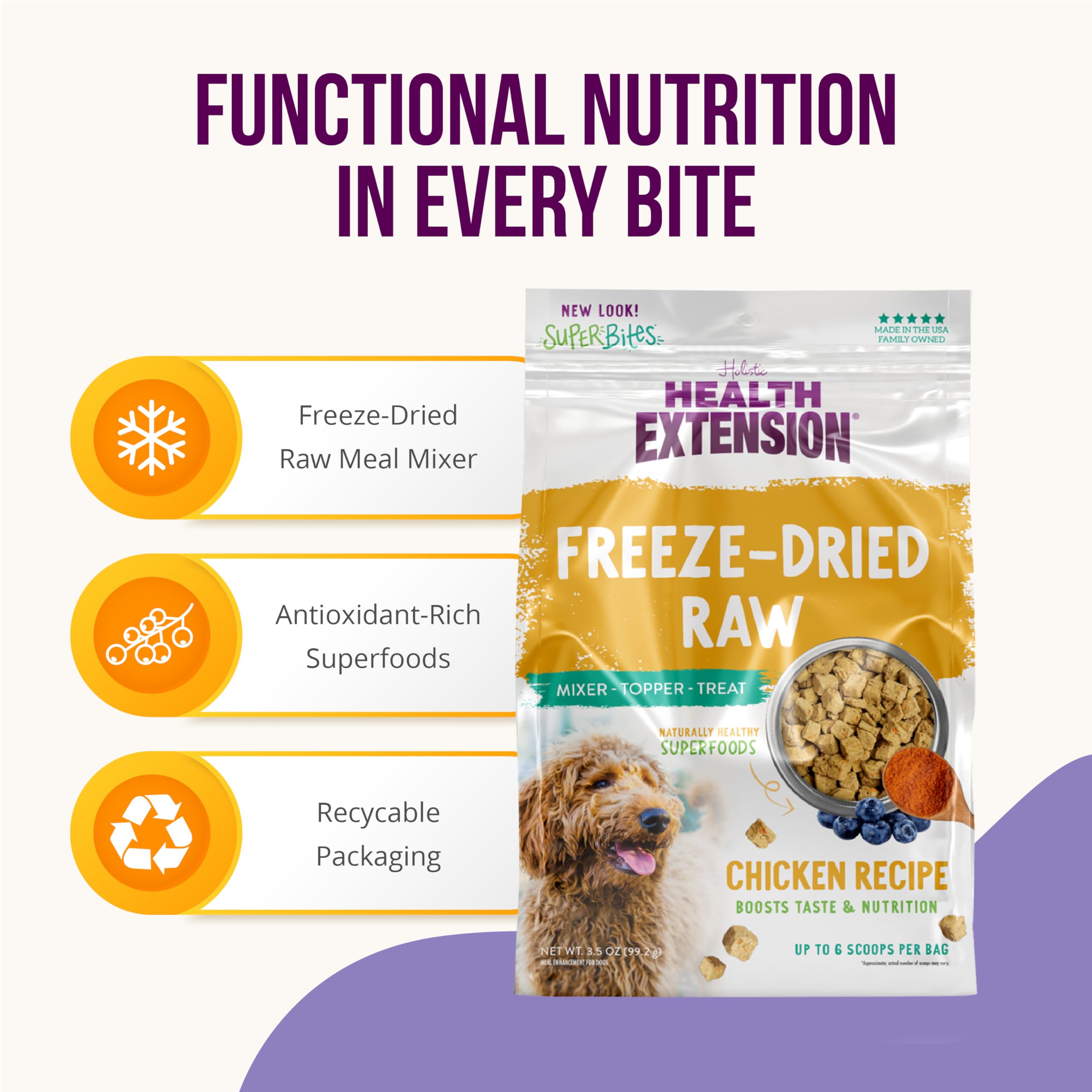 Health Extension SuperBites Chicken 3.5oz
