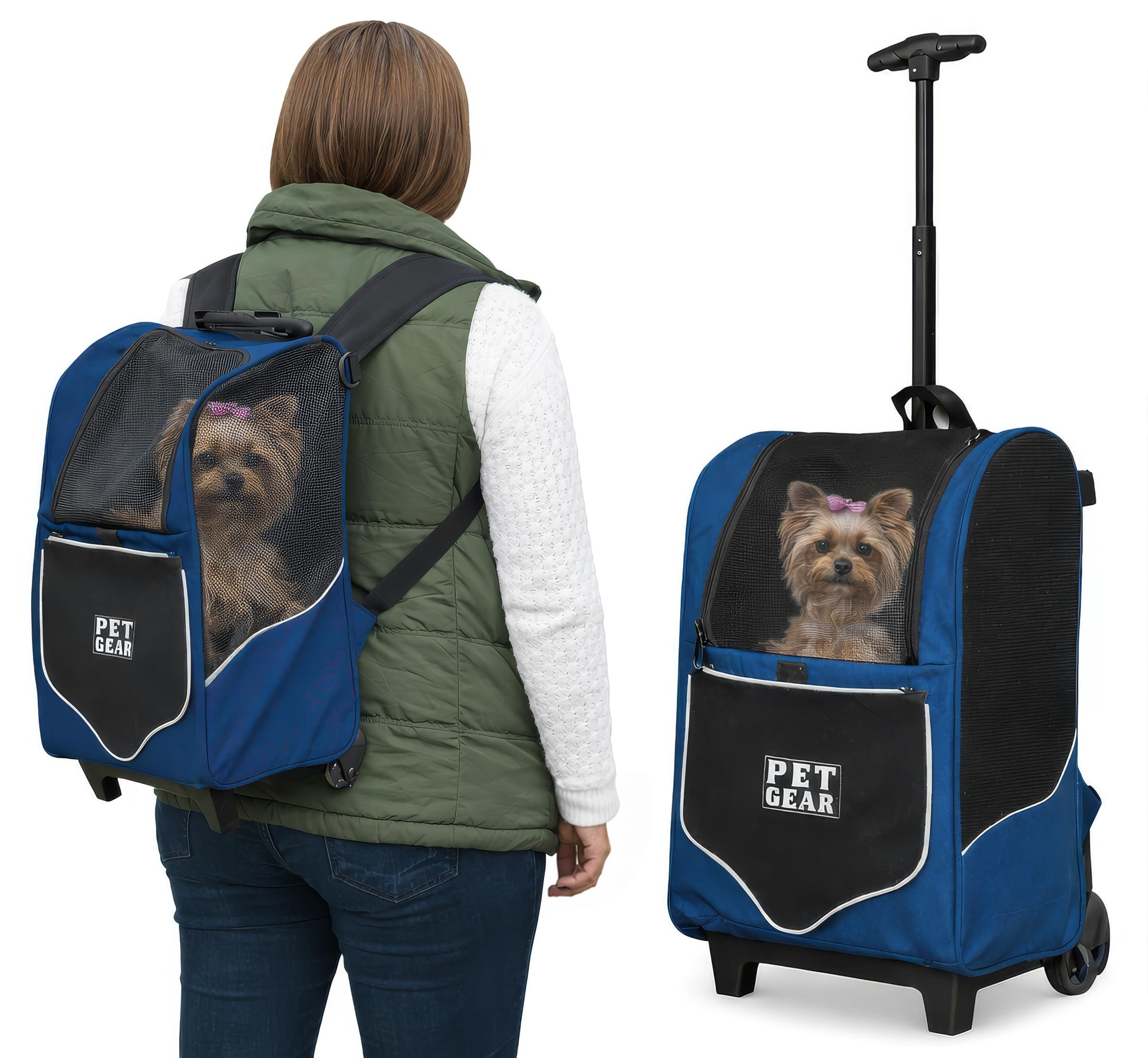 Pet Gear I-GO2 Roller Backpack, Medium Sport, Twilight