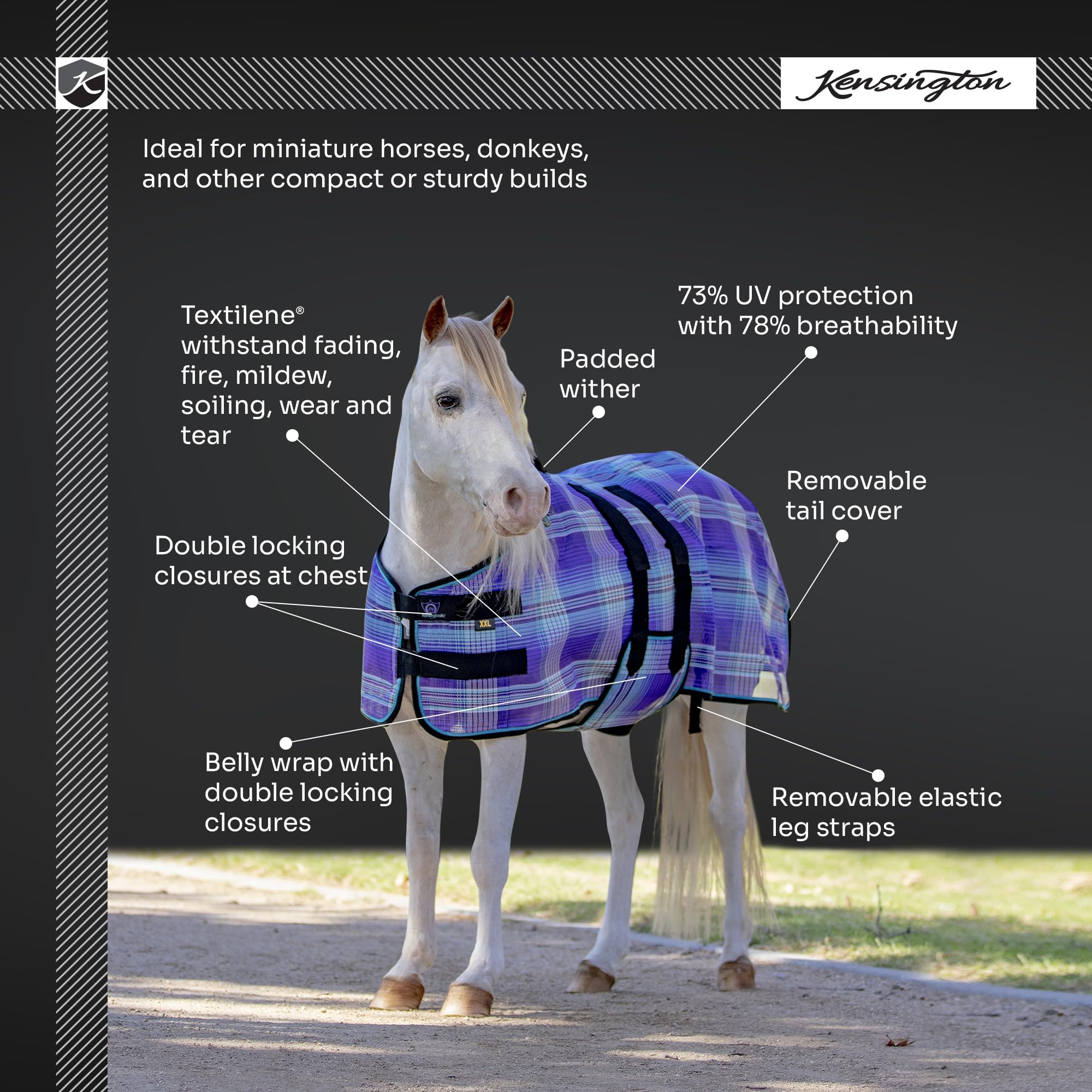 Textilene Protective Fly Sheet (Mini) Size:42 Color: 2019 - Imperial Jade