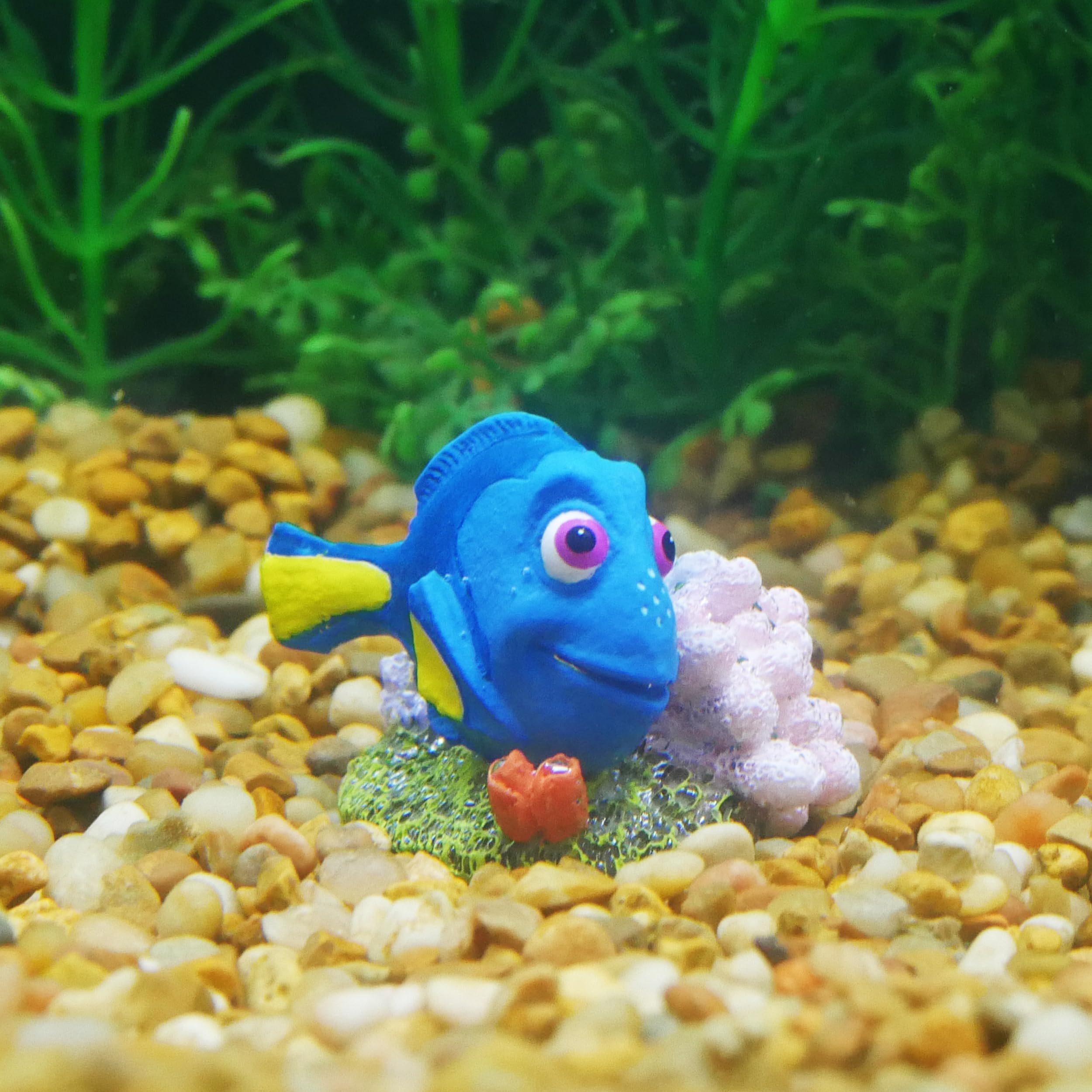 Disney Dory With Coral Aquarium Statue Blue Green Pink 1.5 In Mini - Pds-030172080555