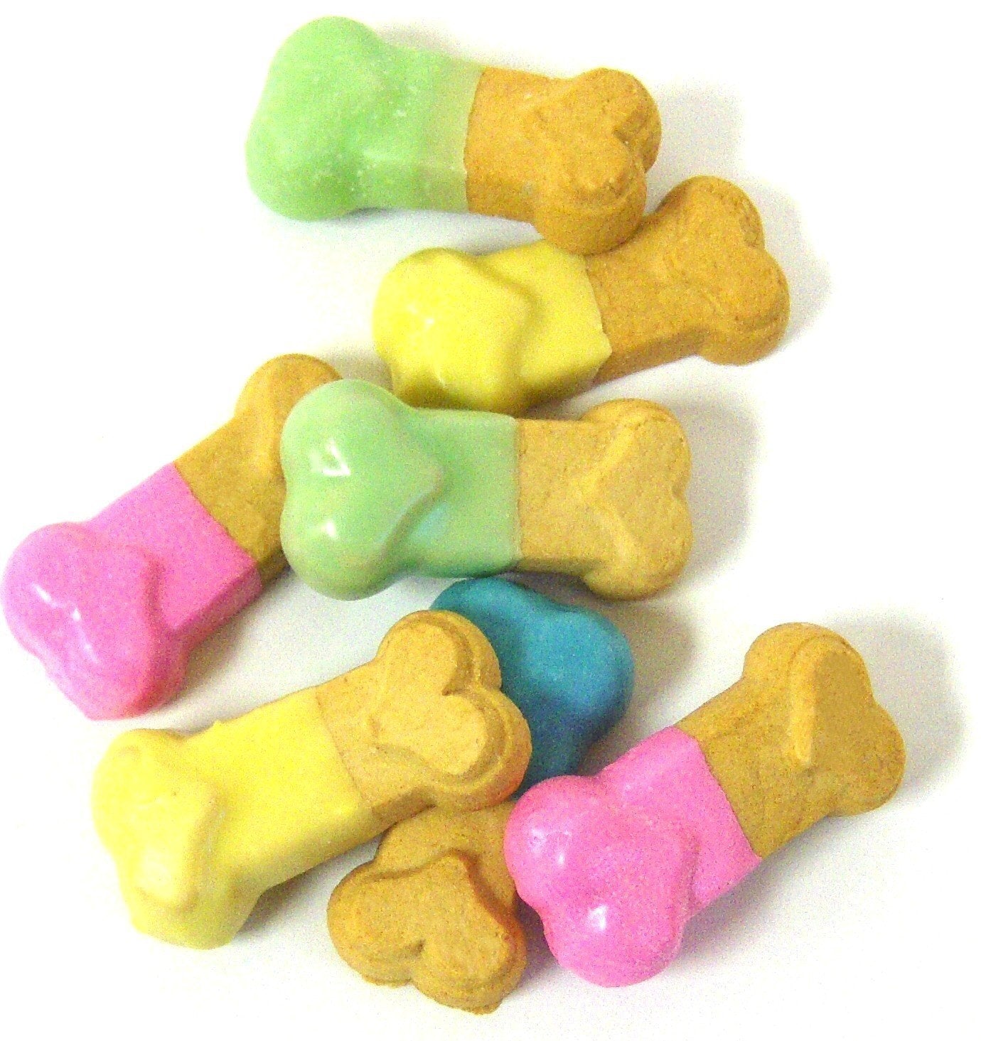 Claudias Canine Bakery Luv Bones - Vanilla Gourmet Dog Treats - Pastels