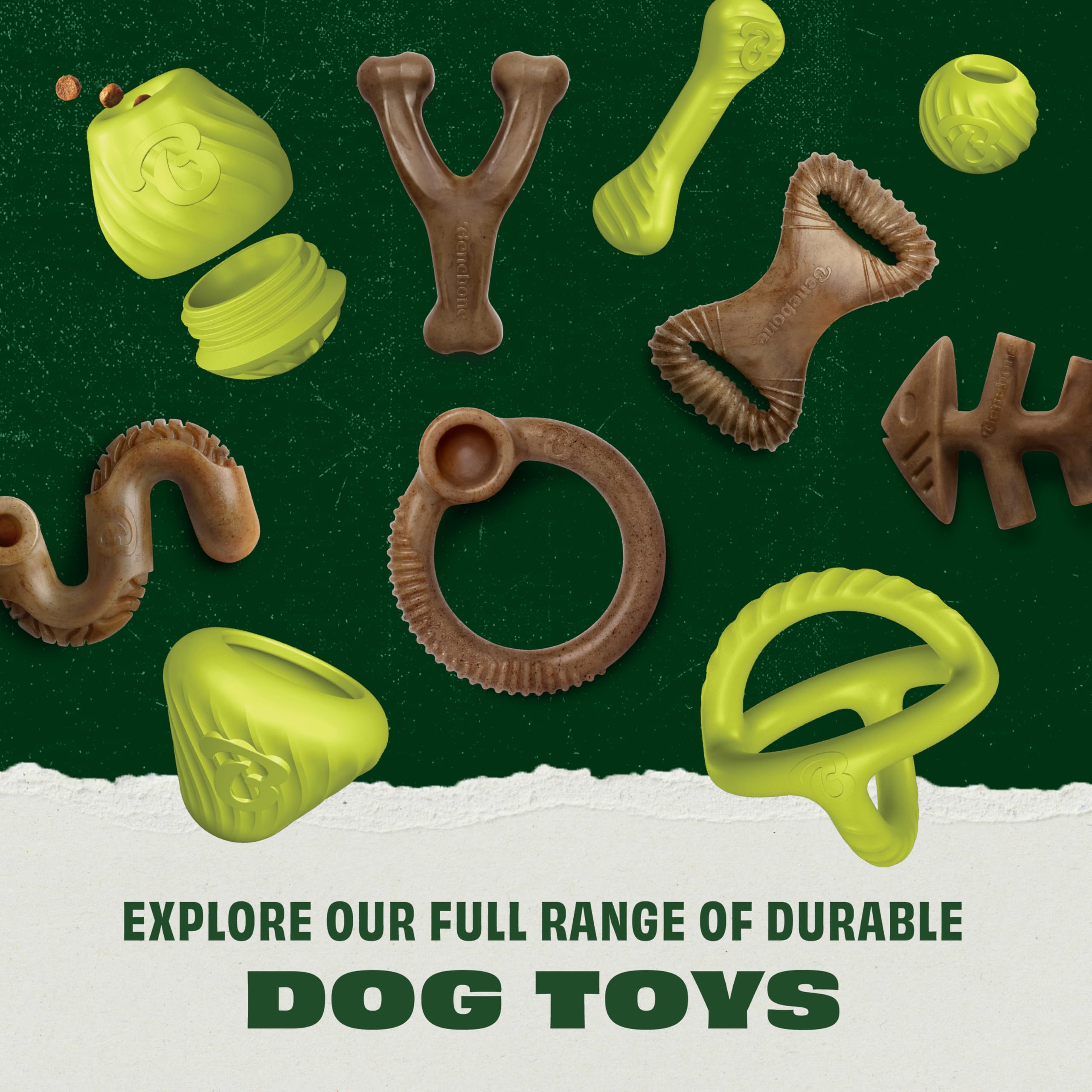 Benebone 2-Pack Rubber Ball