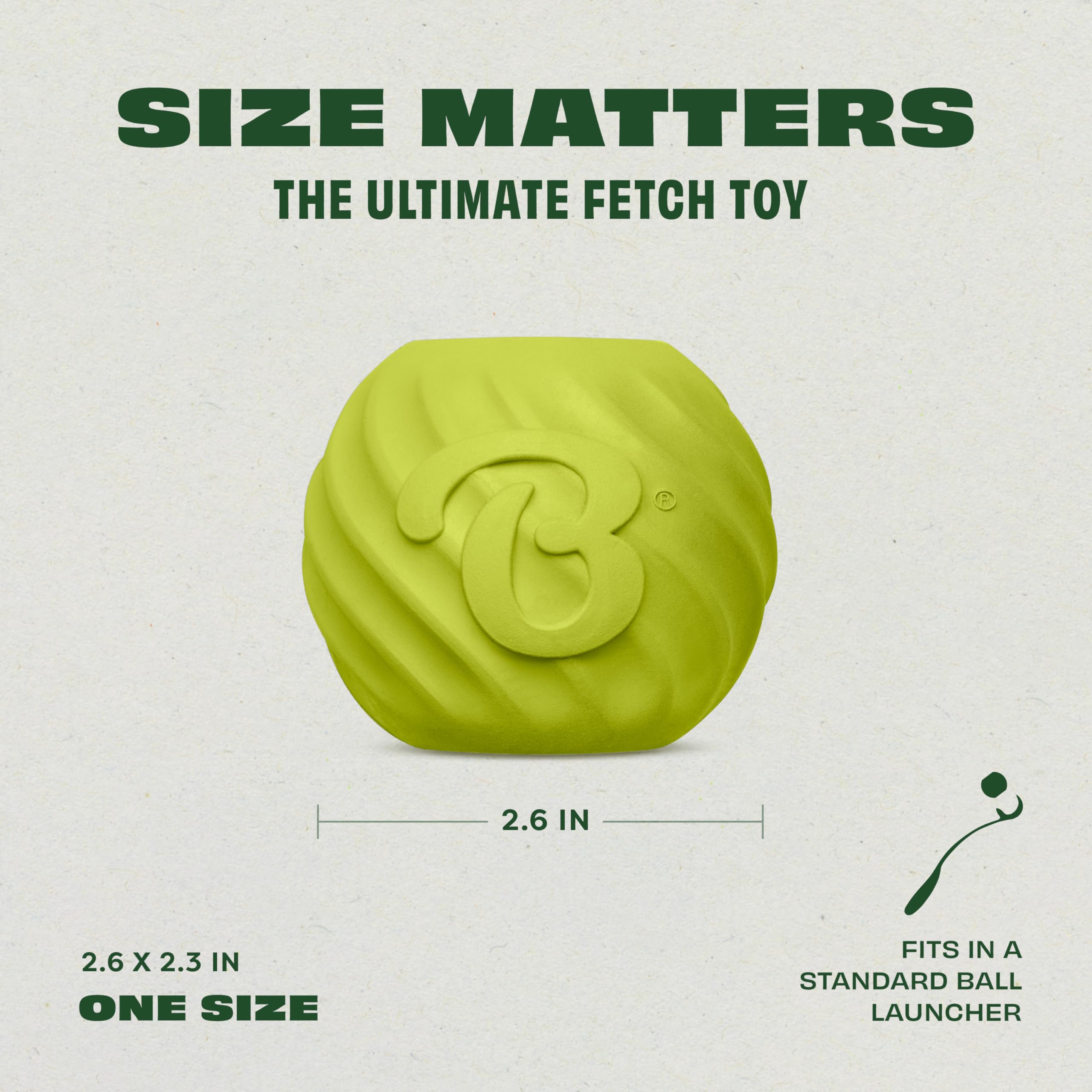 Benebone 2-Pack Rubber Ball