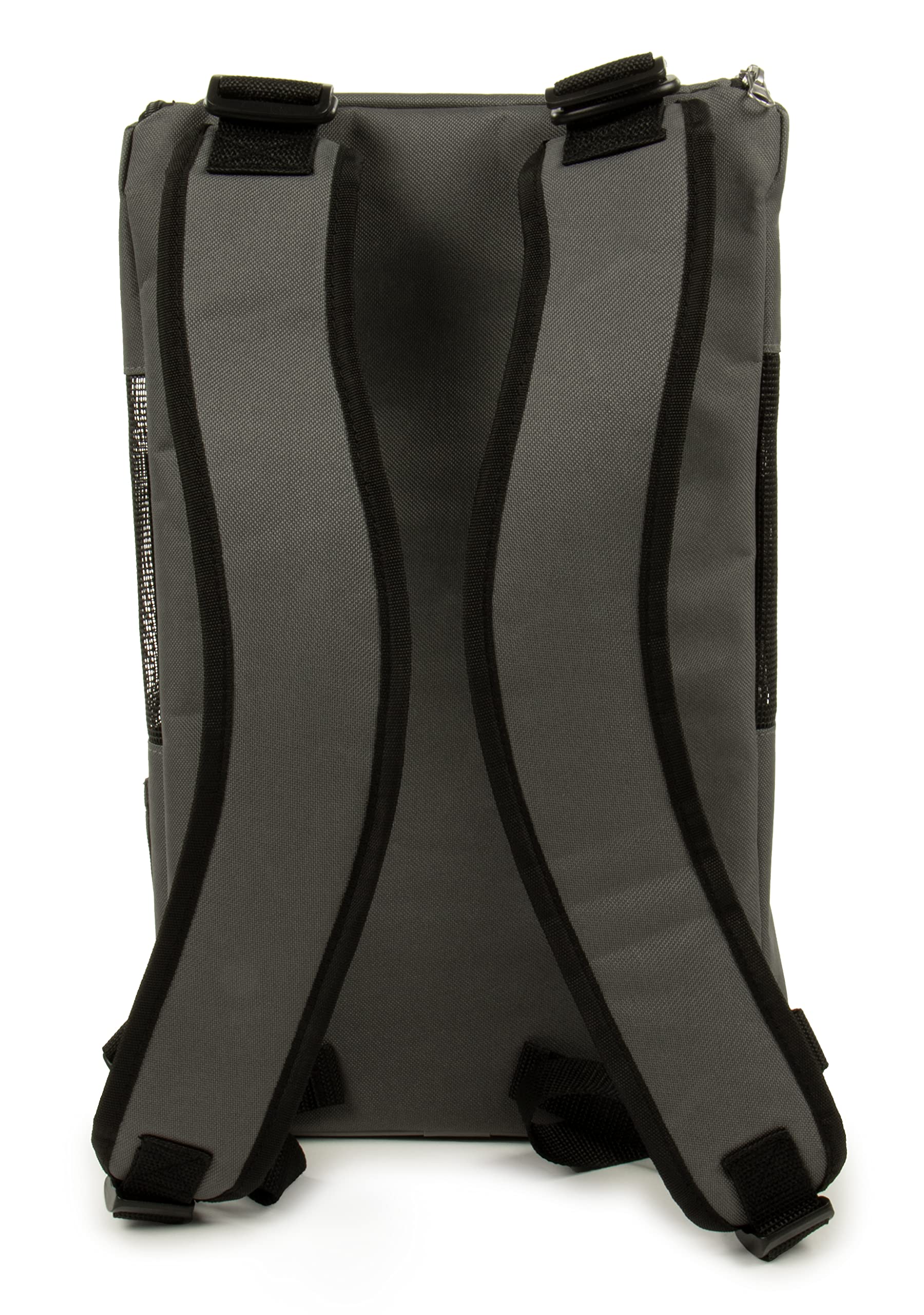 TrustyPup 2-in-1 Pet Backpack Travel Carrier, Airline Approved & Guaranteed On Board - Gray, Medium
