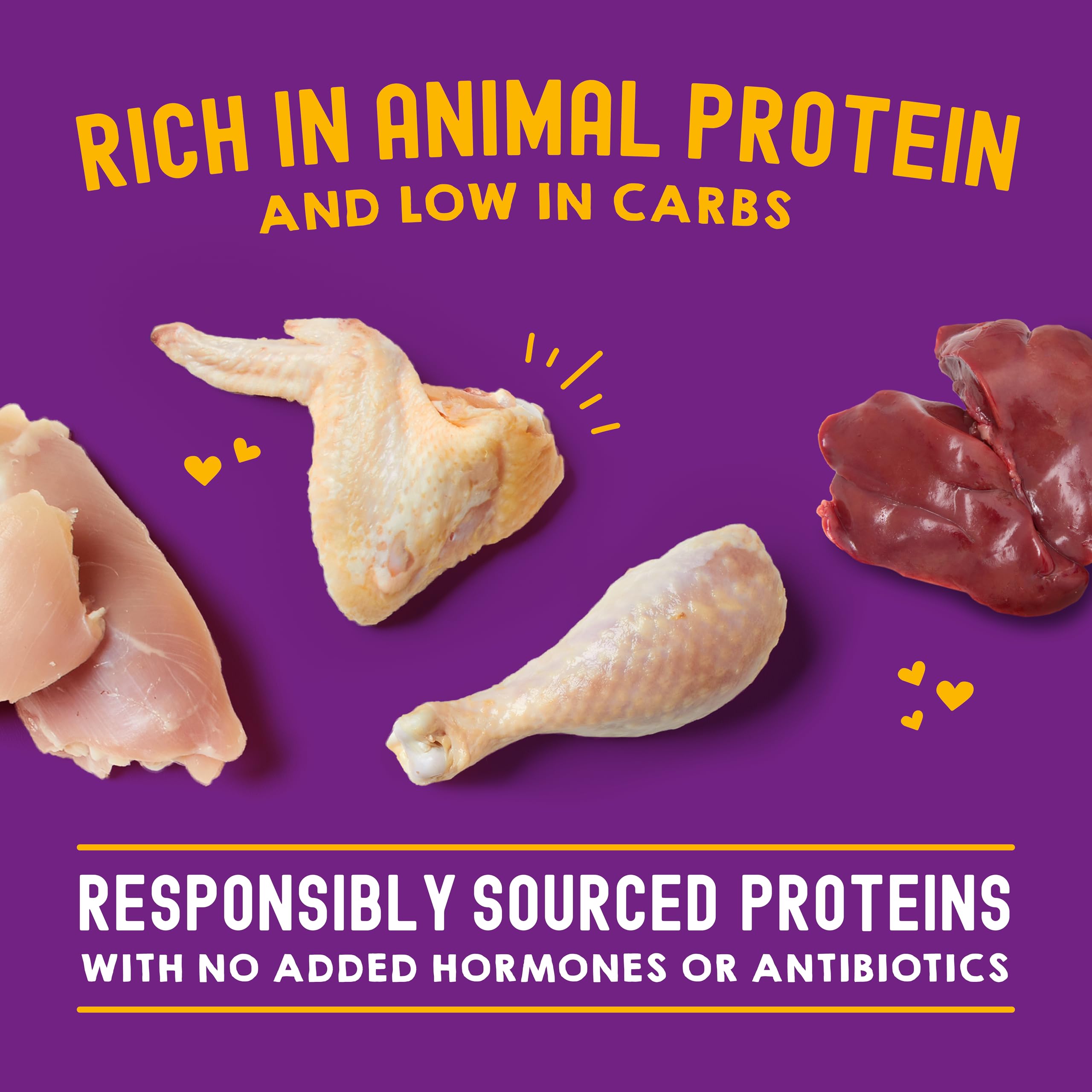 Stella & Chewys Carnivore Cravings Wet Cat Food - Premium Pouches - Grain Free, High Protein Chicken & Chicken Liver - Perfect