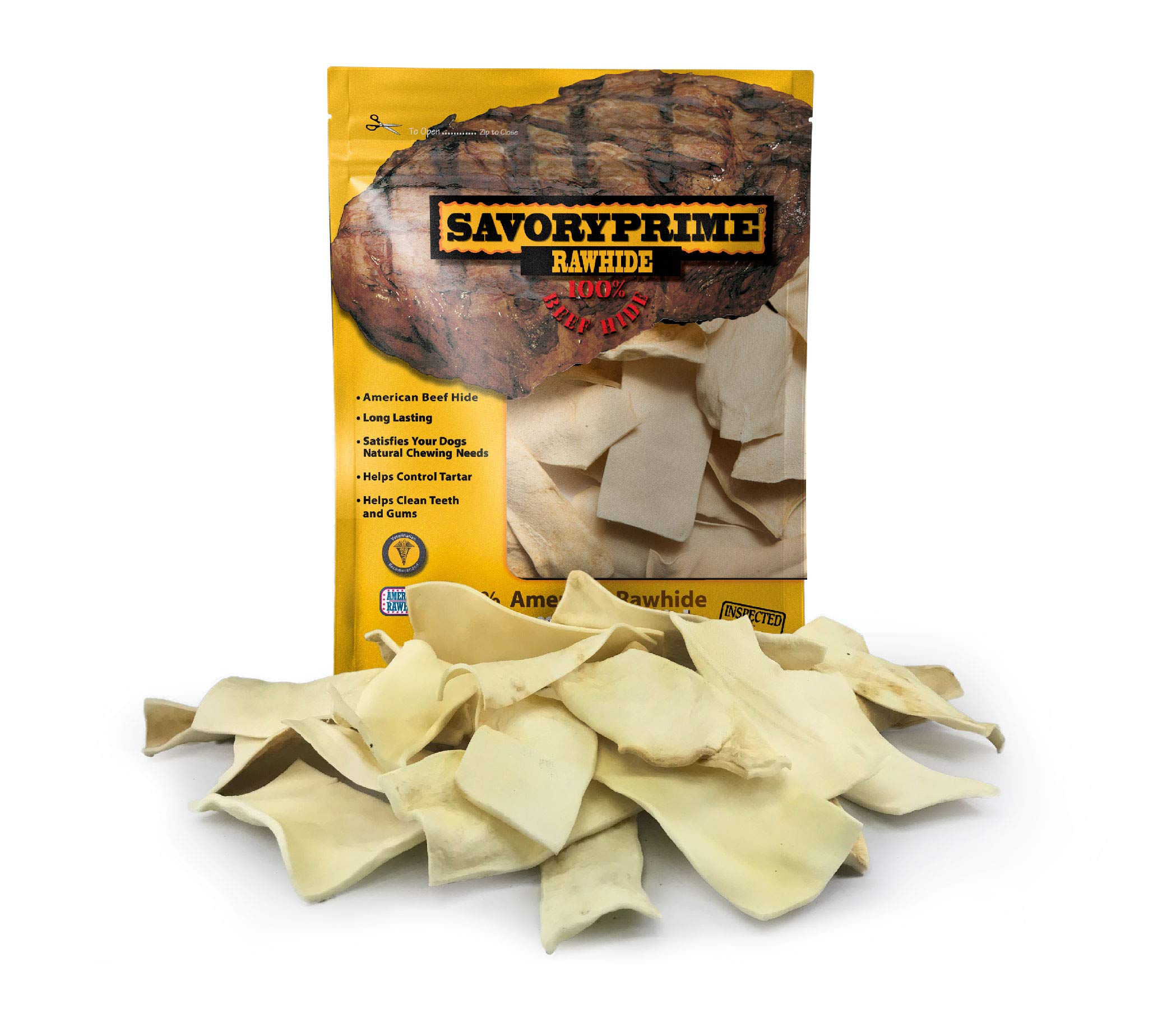 RAWHIDE CHIPS NAT 1# (Pack of 1)
